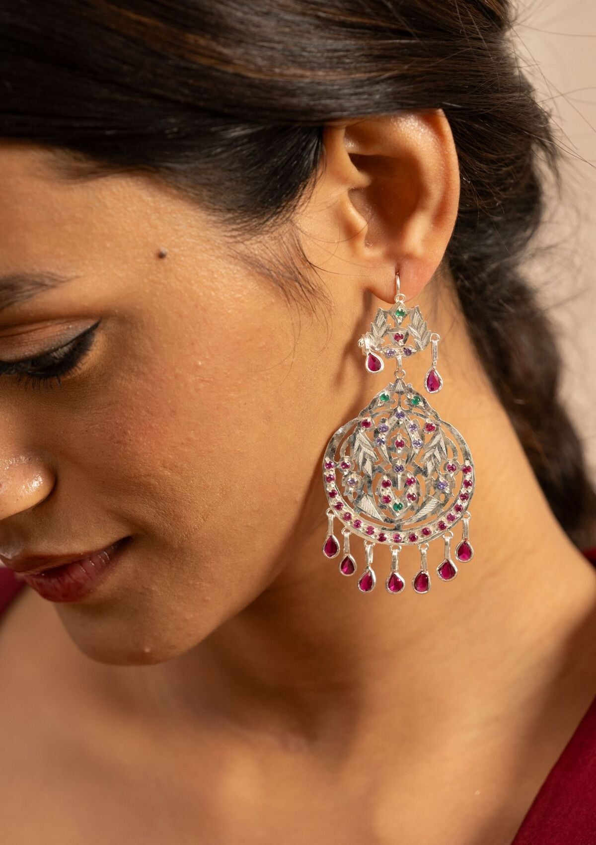 Chanda Silver earrings