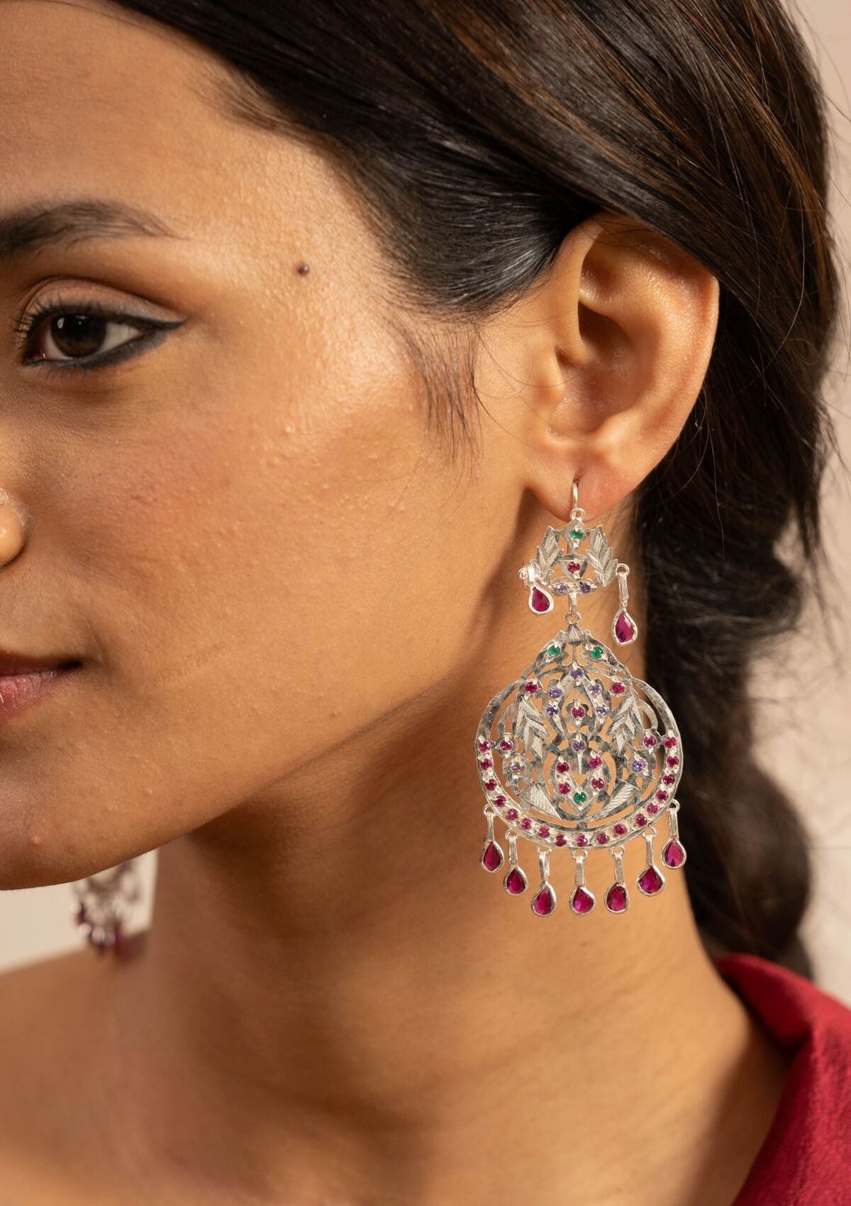 Chanda Silver earrings