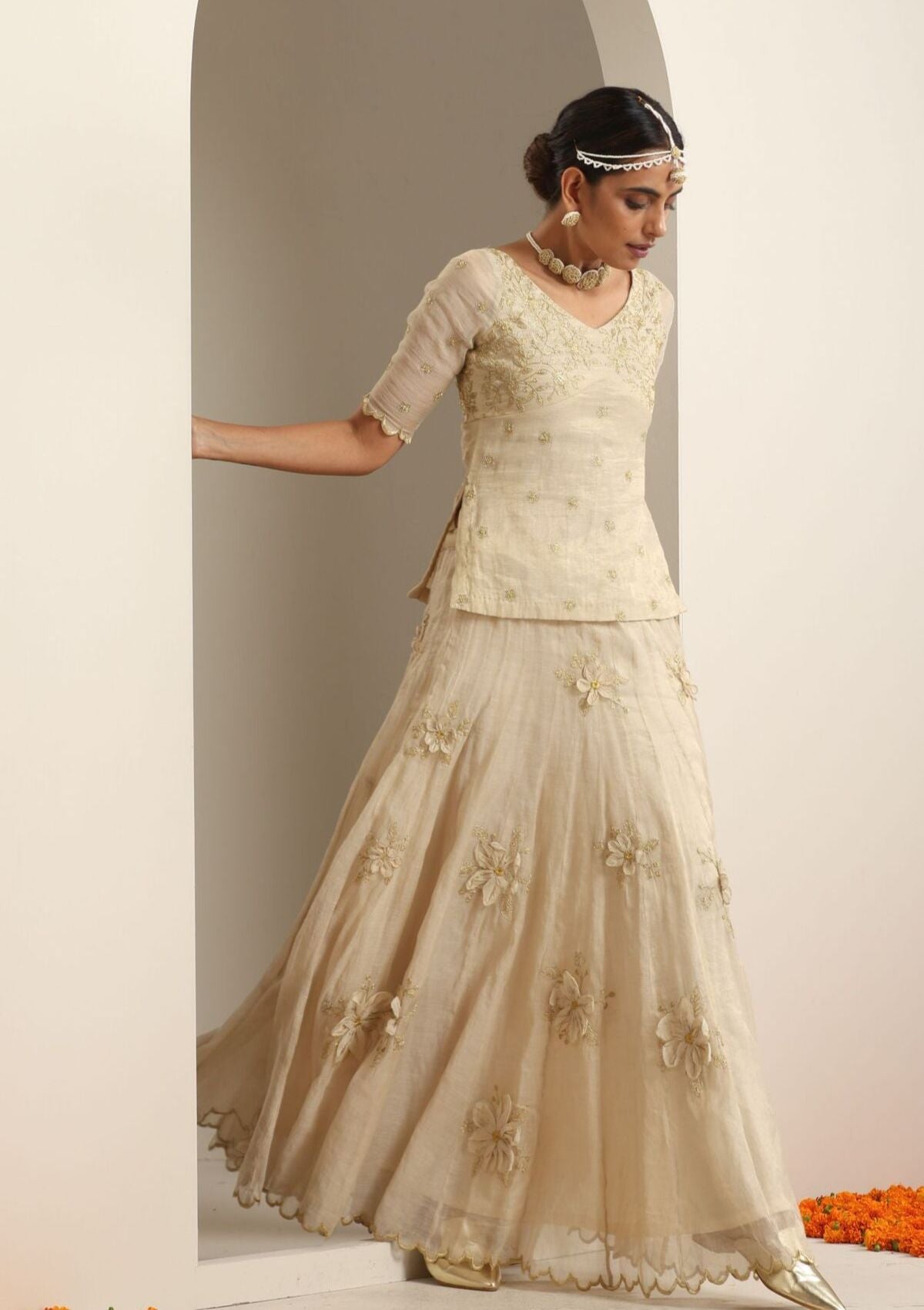 Chitrakoot Gold Ghagra, Blouse, Dupatta set