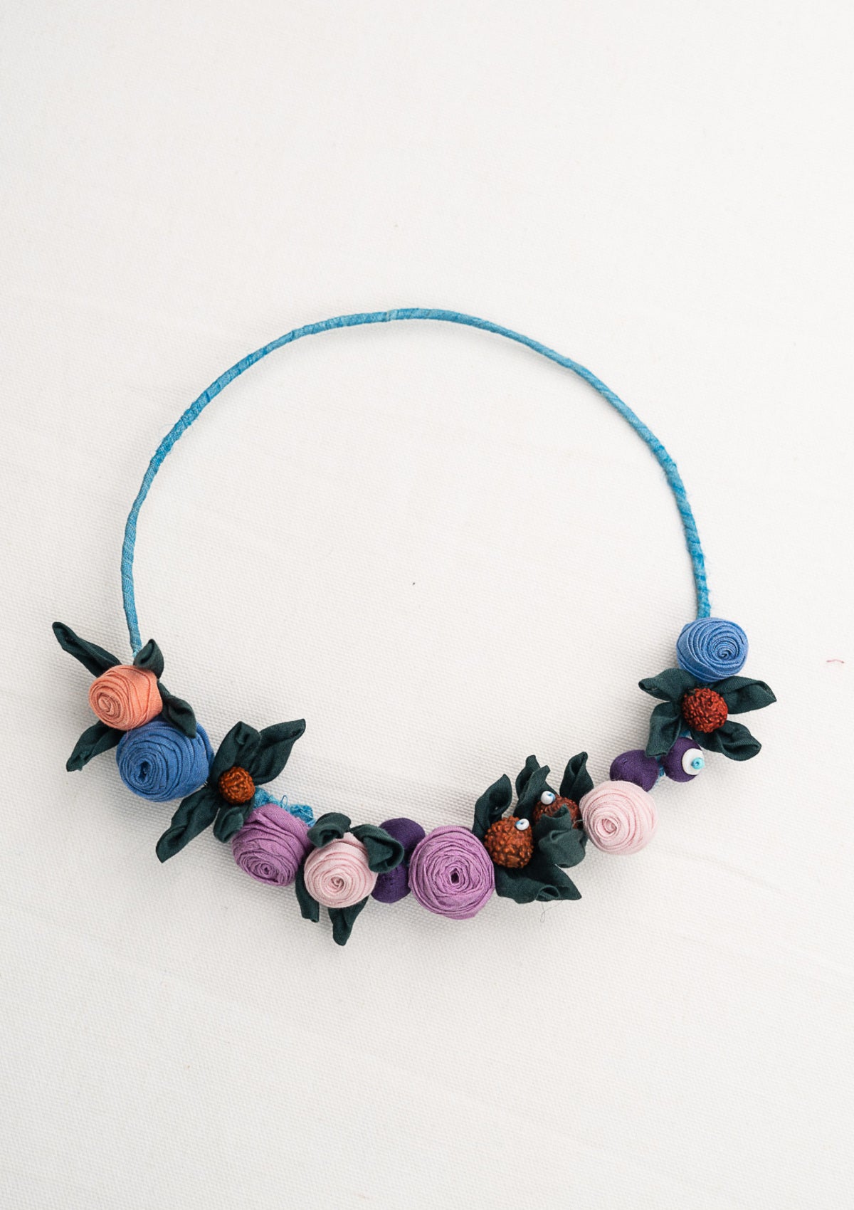 Daisy Handmade Textile Wreath