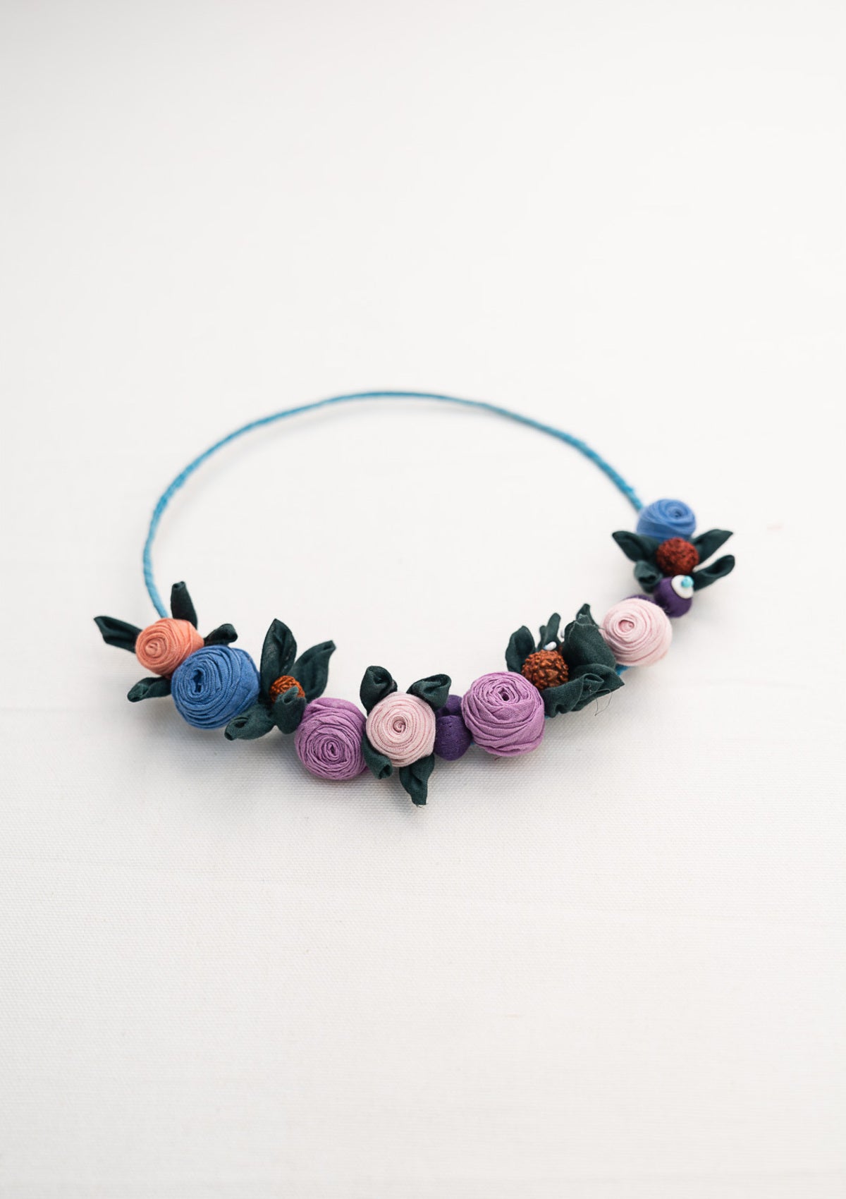 Daisy Handmade Textile Wreath