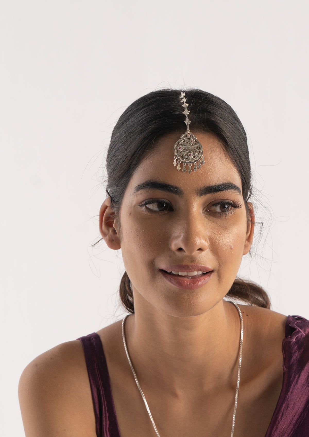 Dania Handmade Silver Mangtikka