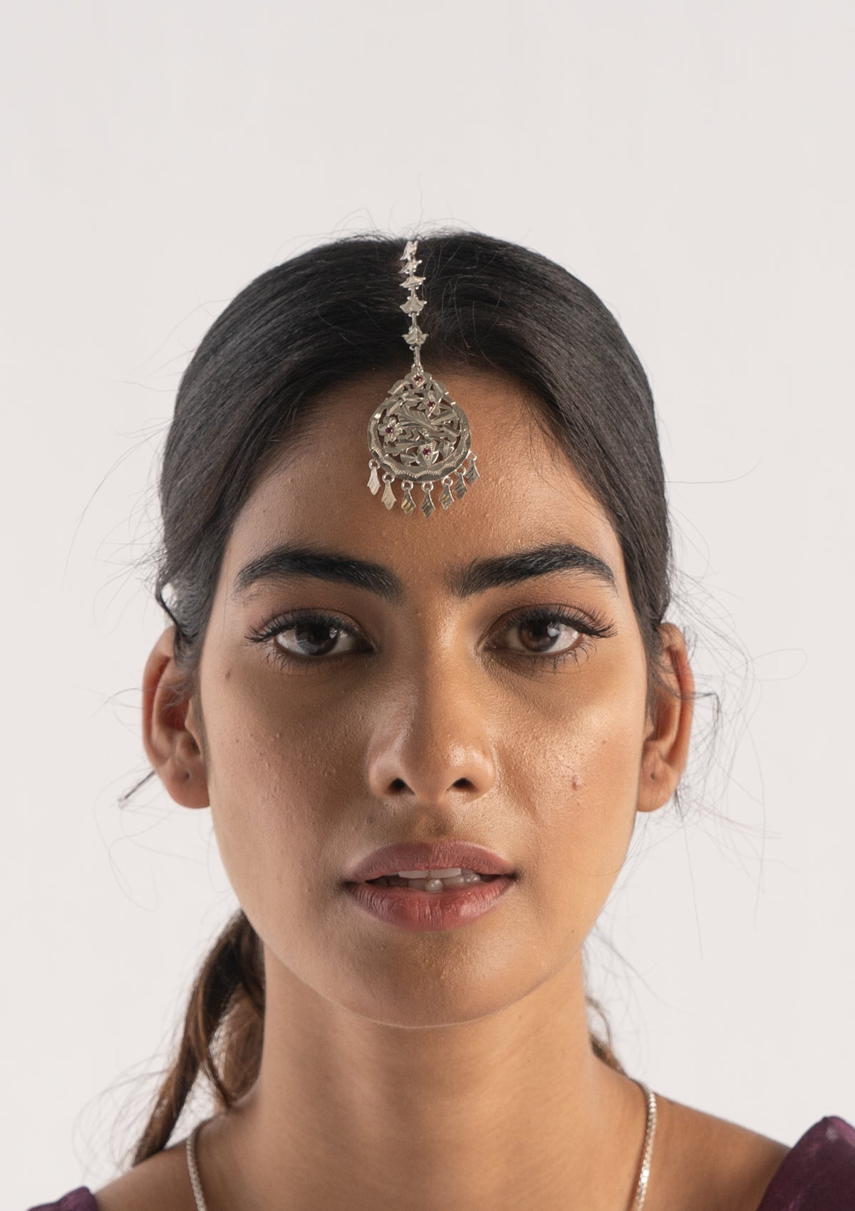 Dania Handmade Silver Mangtikka