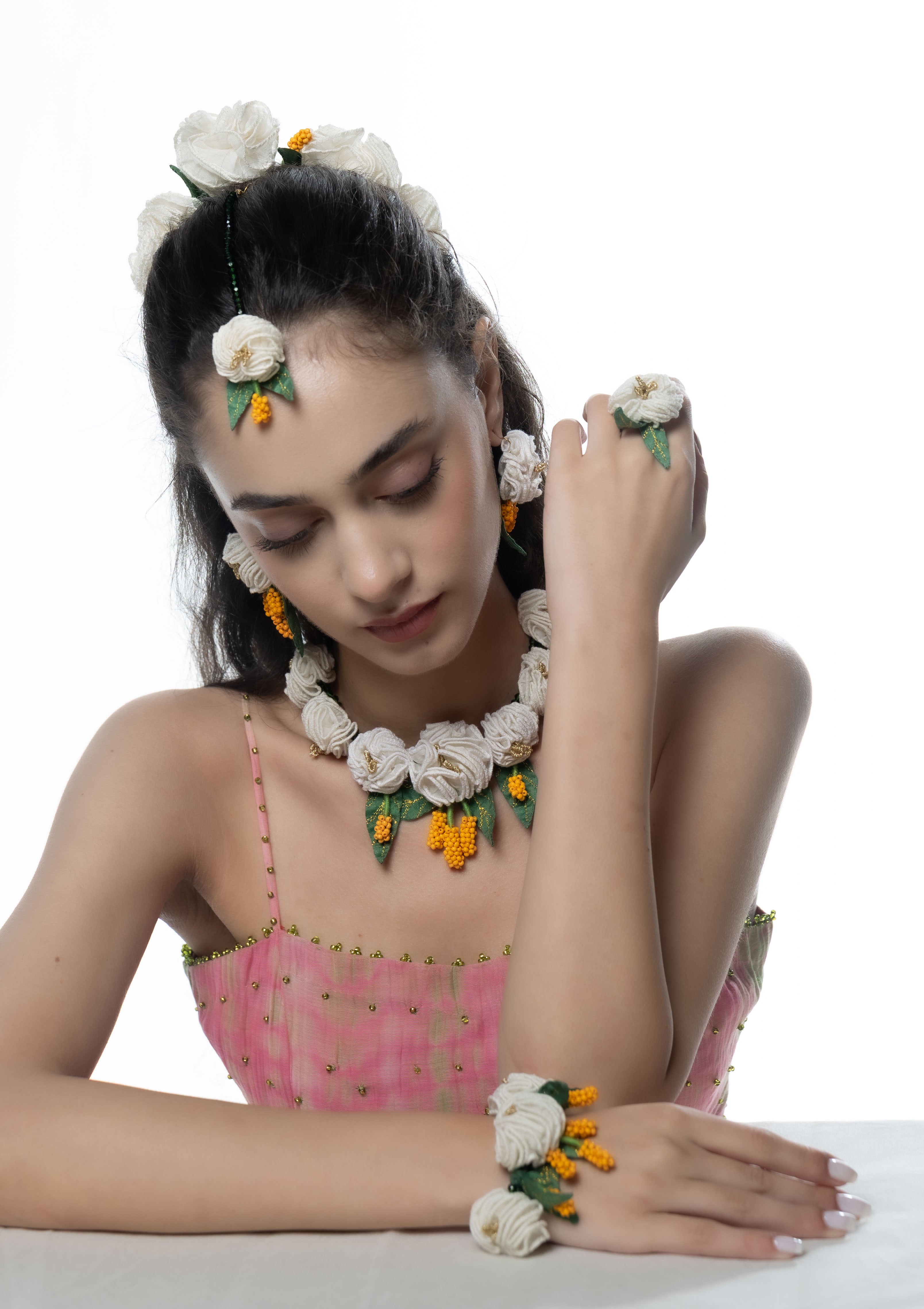 Kumudini Floral Set