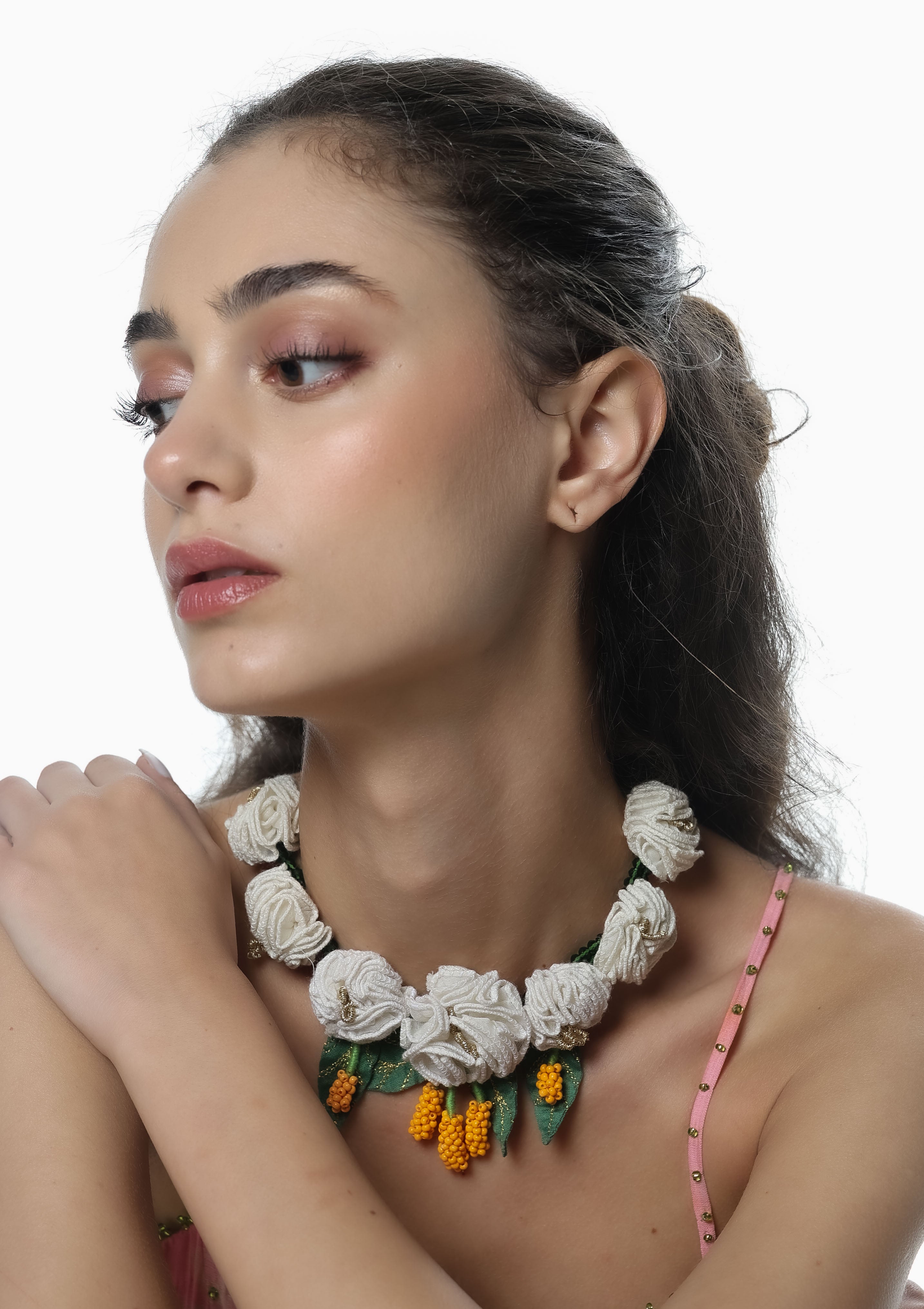 Kumudini Floral Necklace