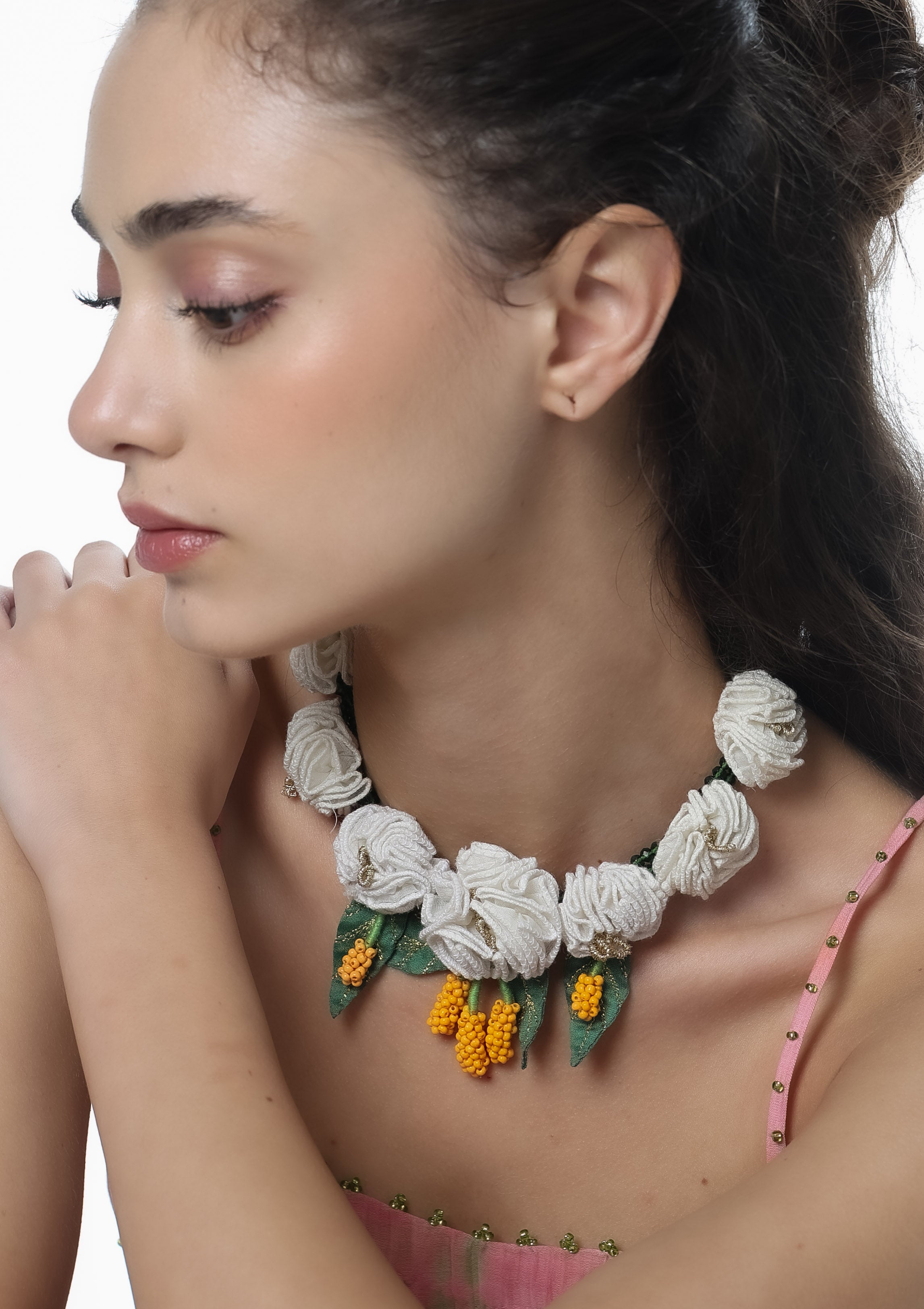 Kumudini Floral Necklace