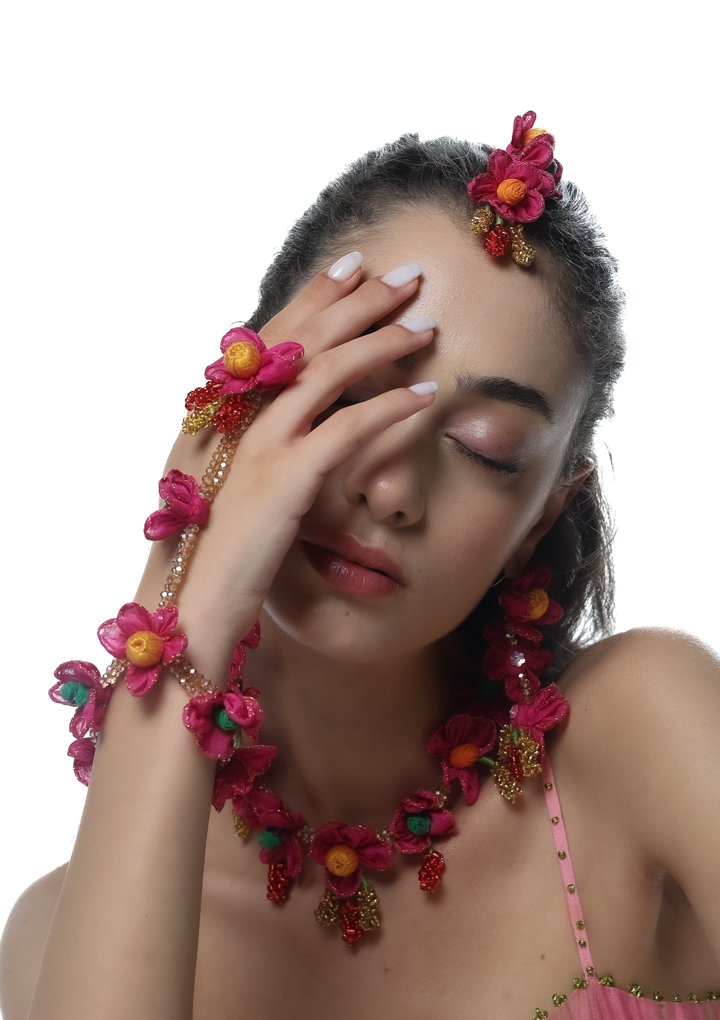 Kamboja Floral Set