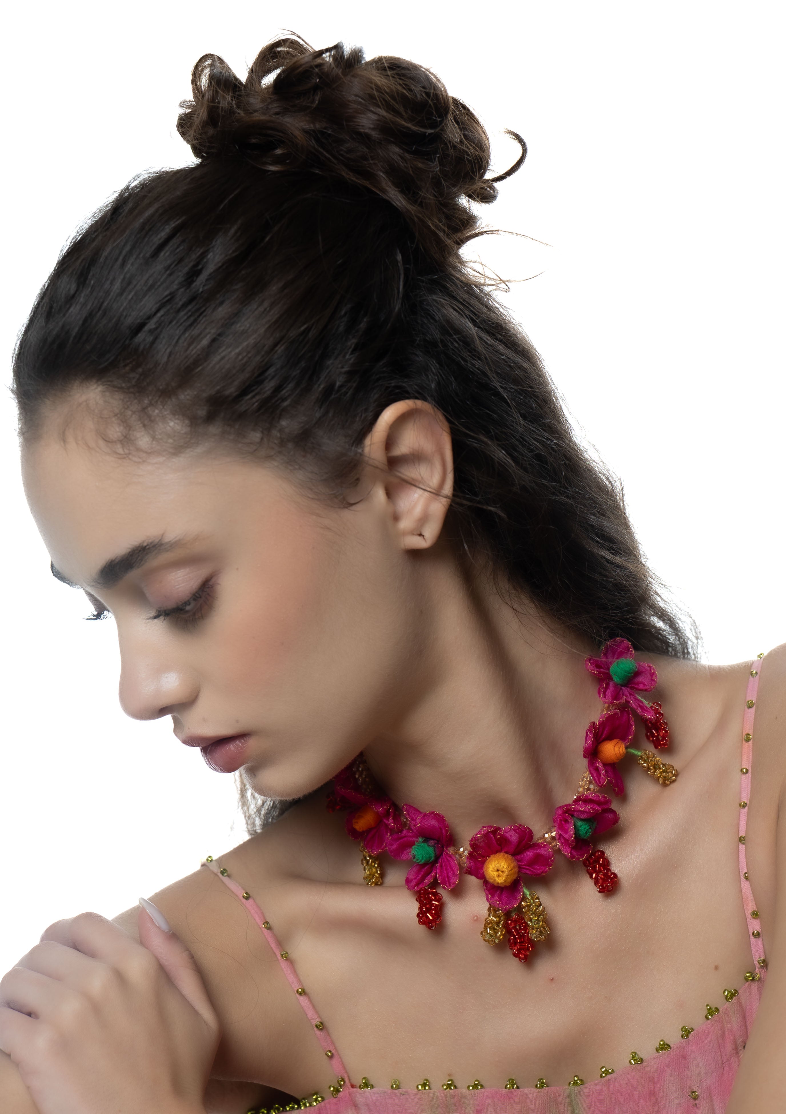 Kamboja Floral Necklace