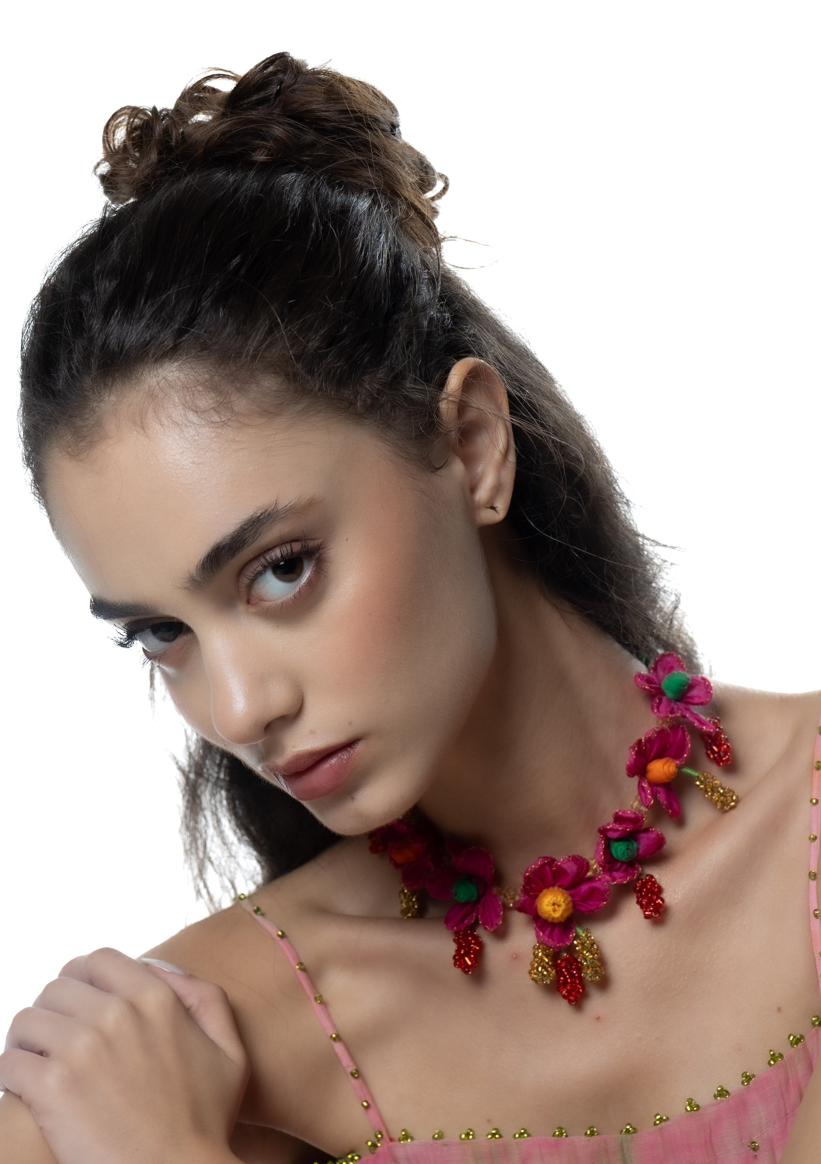 Kamboja Floral Necklace