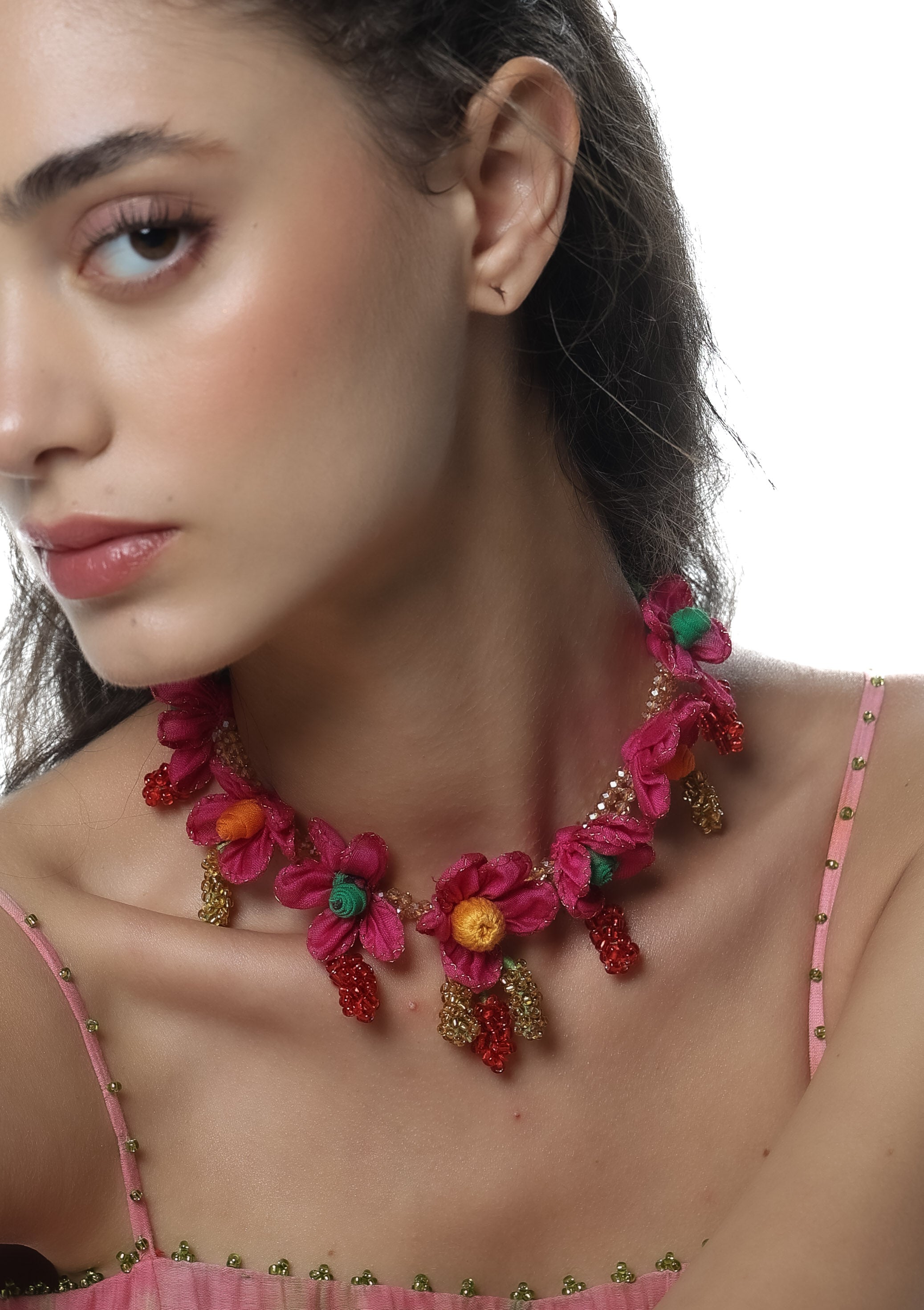 Kamboja Floral Necklace