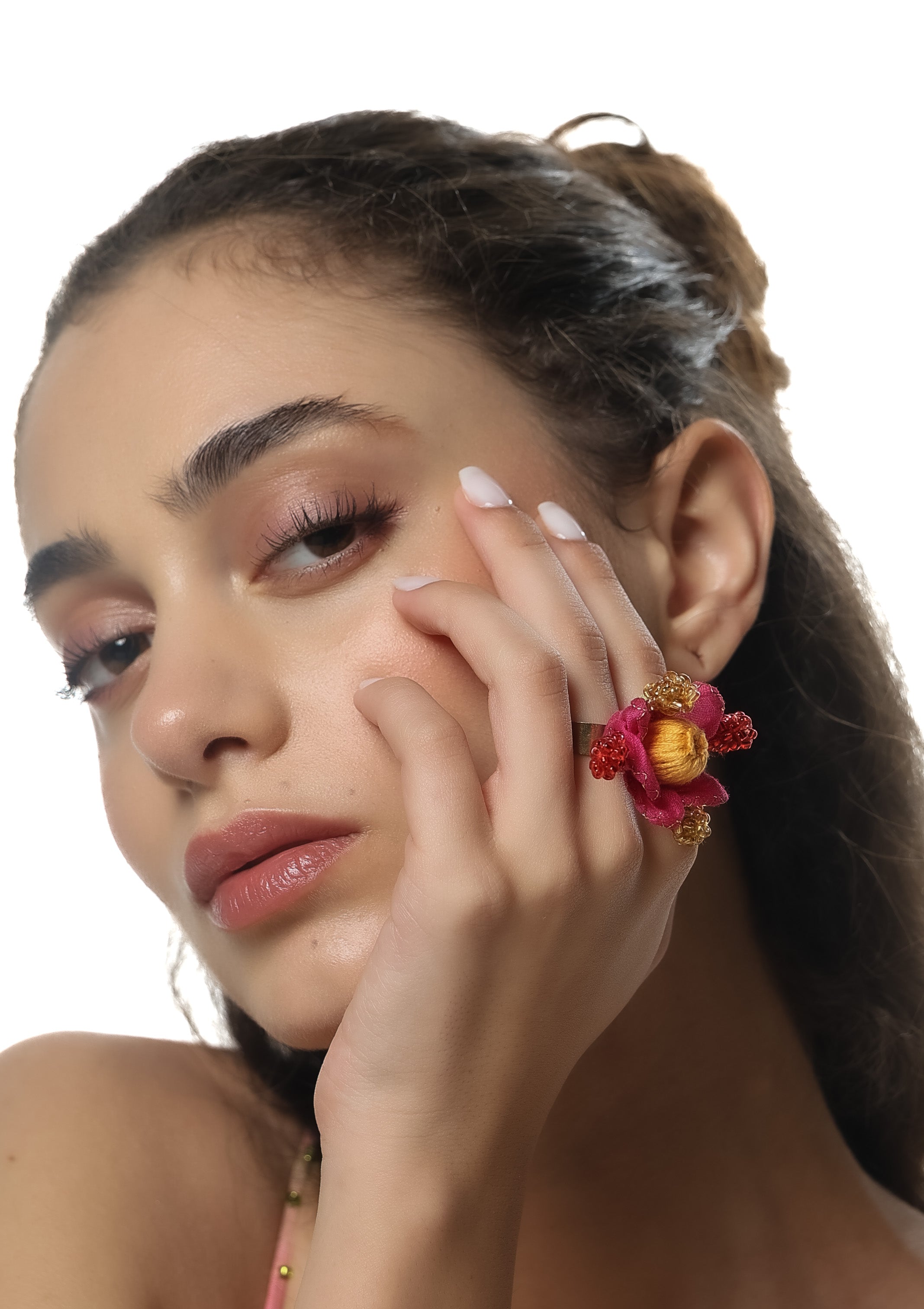 Kamboja Floral Ring