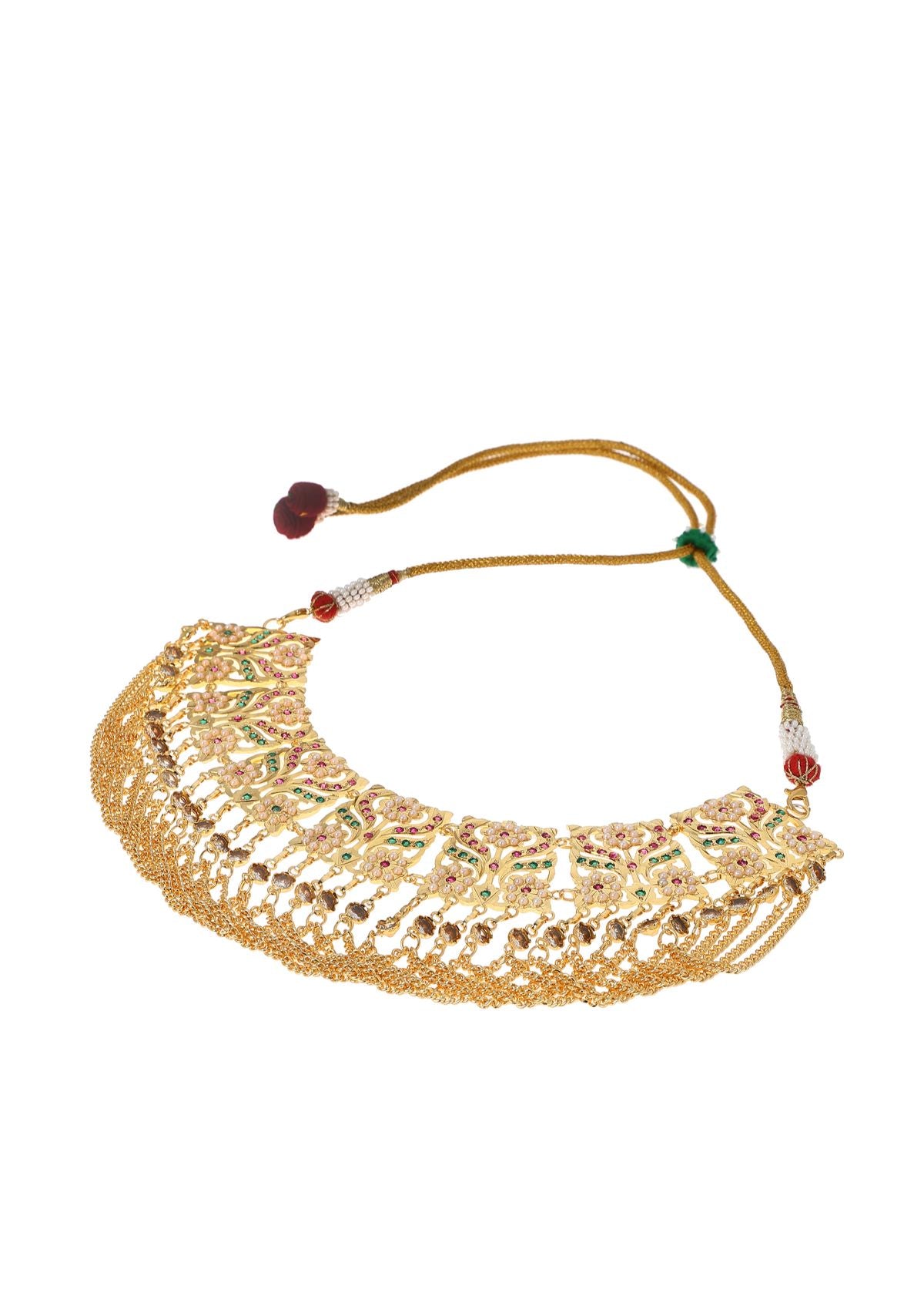 Dehri Gold Tone Silver Necklace