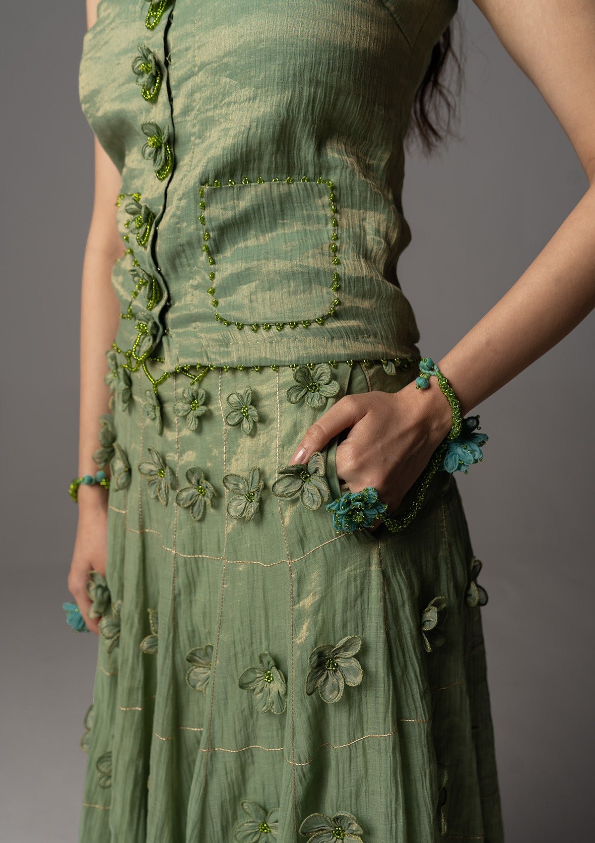 Aprajita Sharara, Blouse & Dupatta Set