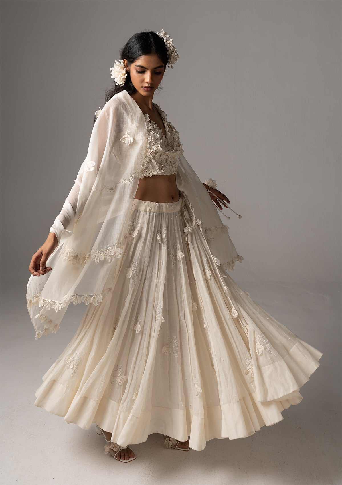 Varsha Skirt, Blouse & Dupatta Set