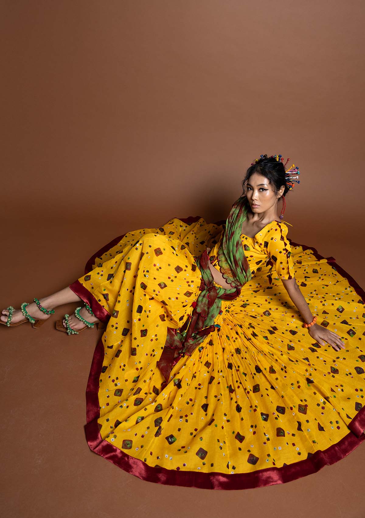 Thumki Ghagra, Choli & Dupatta Set
