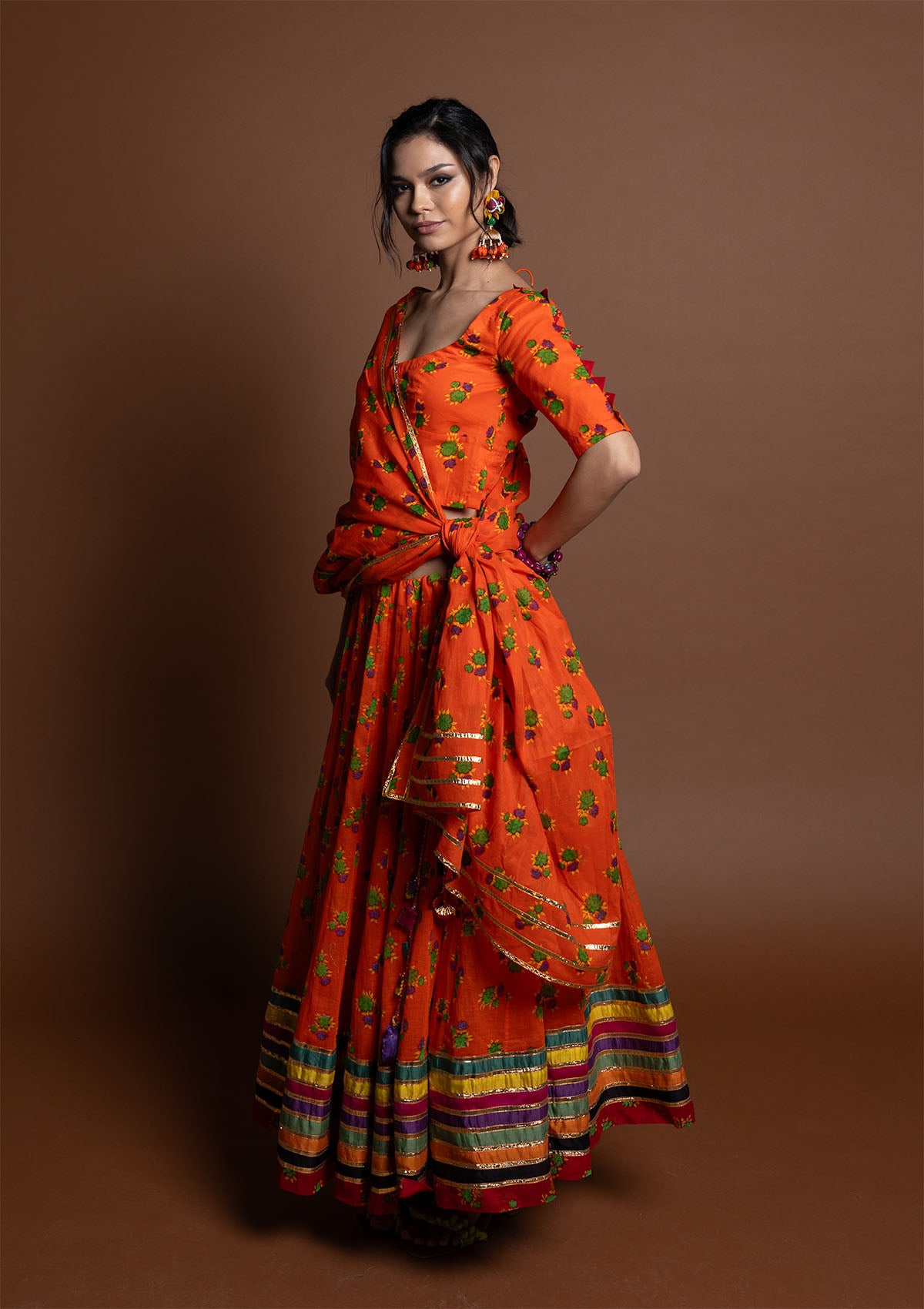 Sajjo Floral Chintz Dupatta