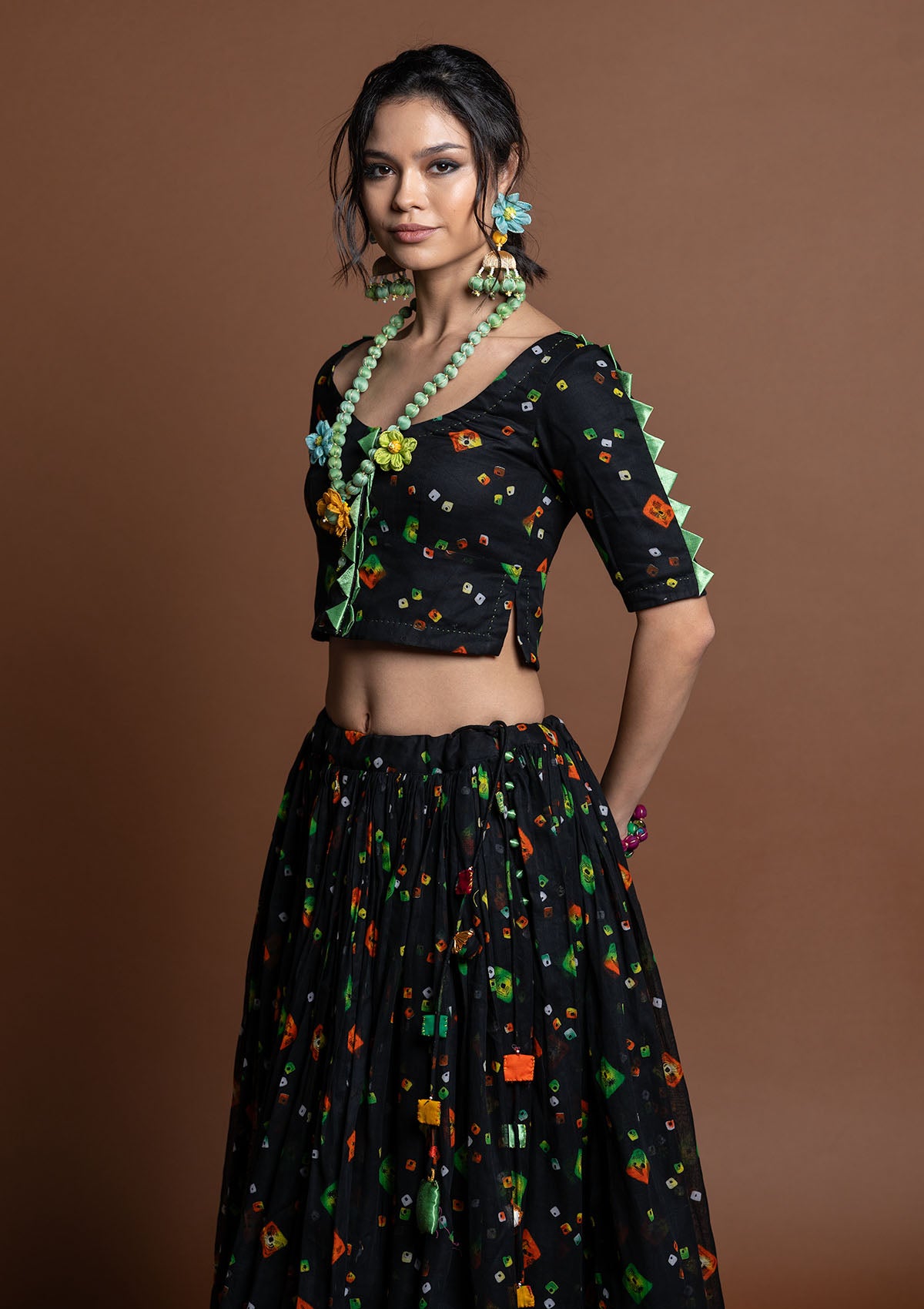 Phirki Ghagra, Choli & Dupatta Set