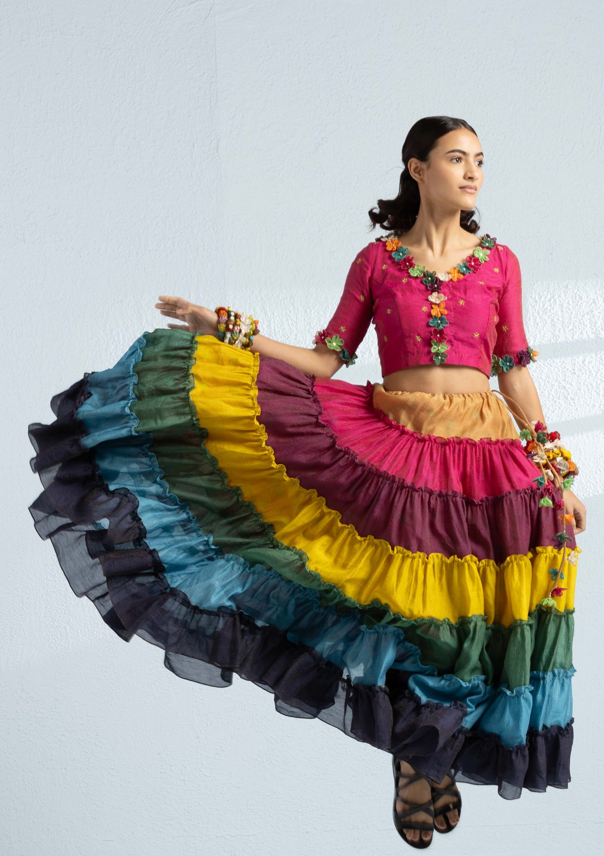 Gillie Skirt & Blouse Set