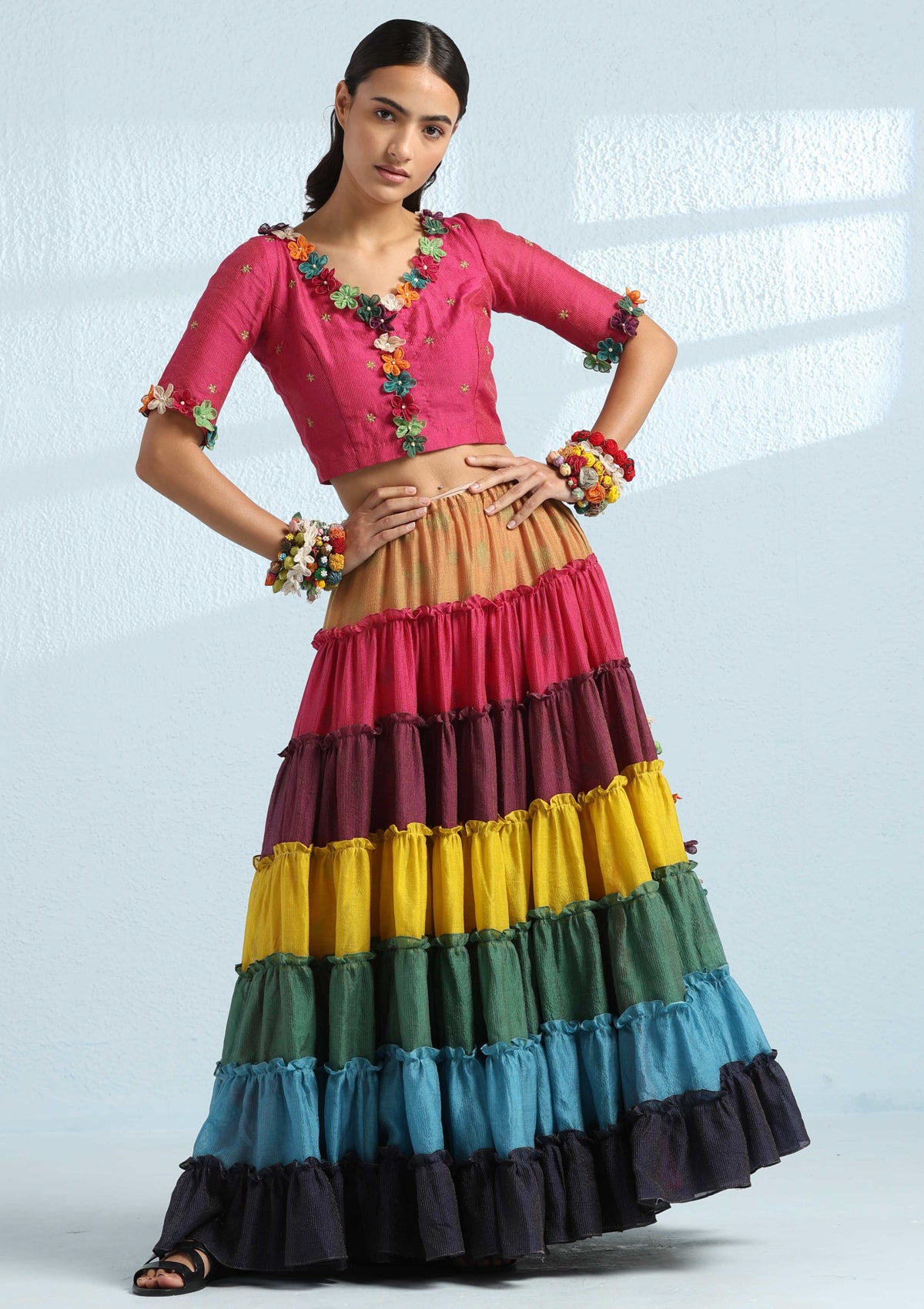 Gillie Skirt & Blouse Set