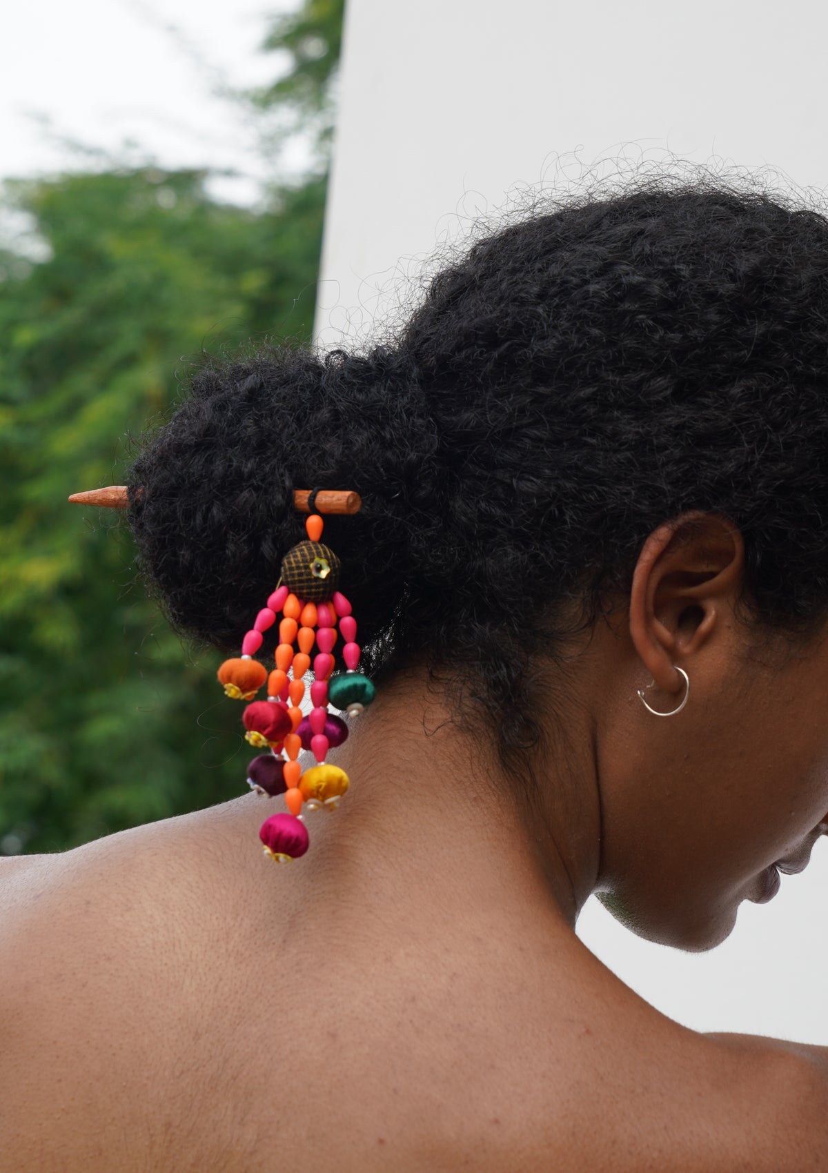 Chhutki Floral Juda Stick