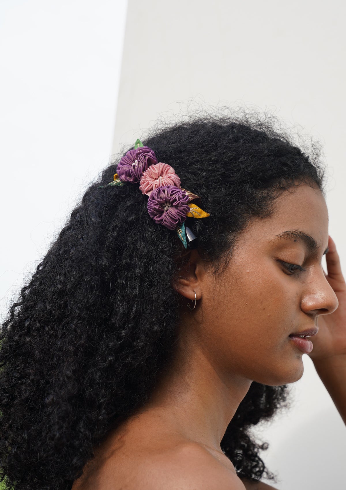 Delica Floral Claw Clip