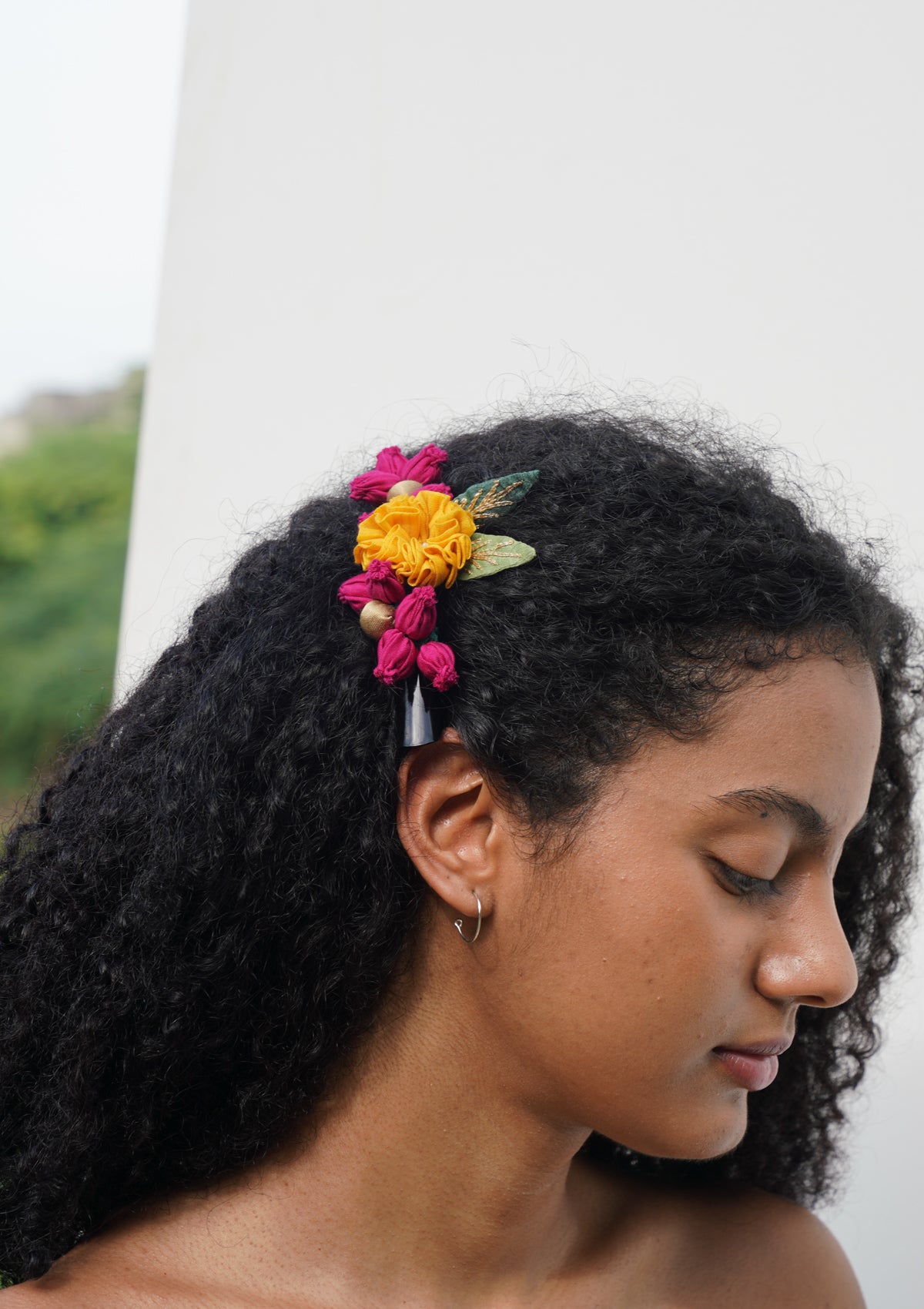 Kambaba Floral Claw Clip