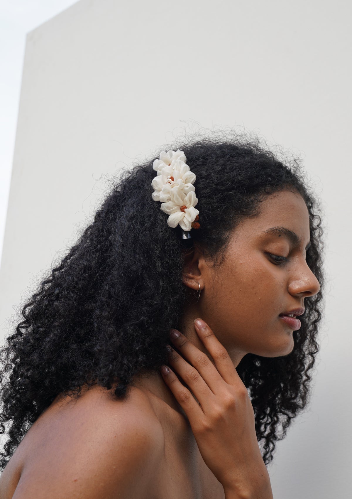 Malar Floral Claw Clip
