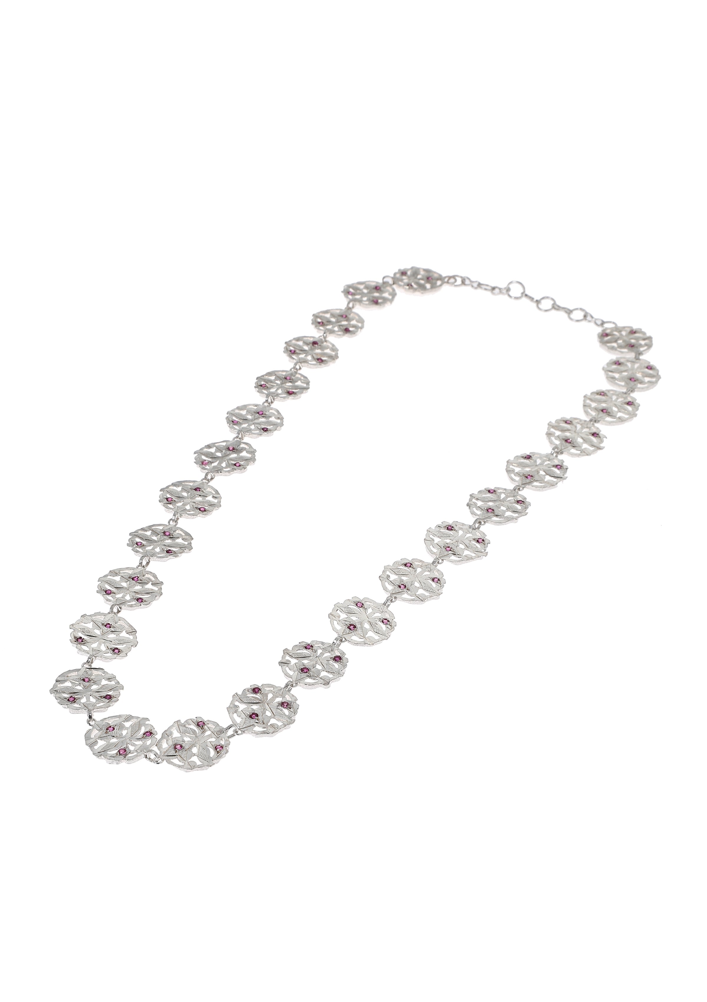 Santoshi Handmade Silver Necklace