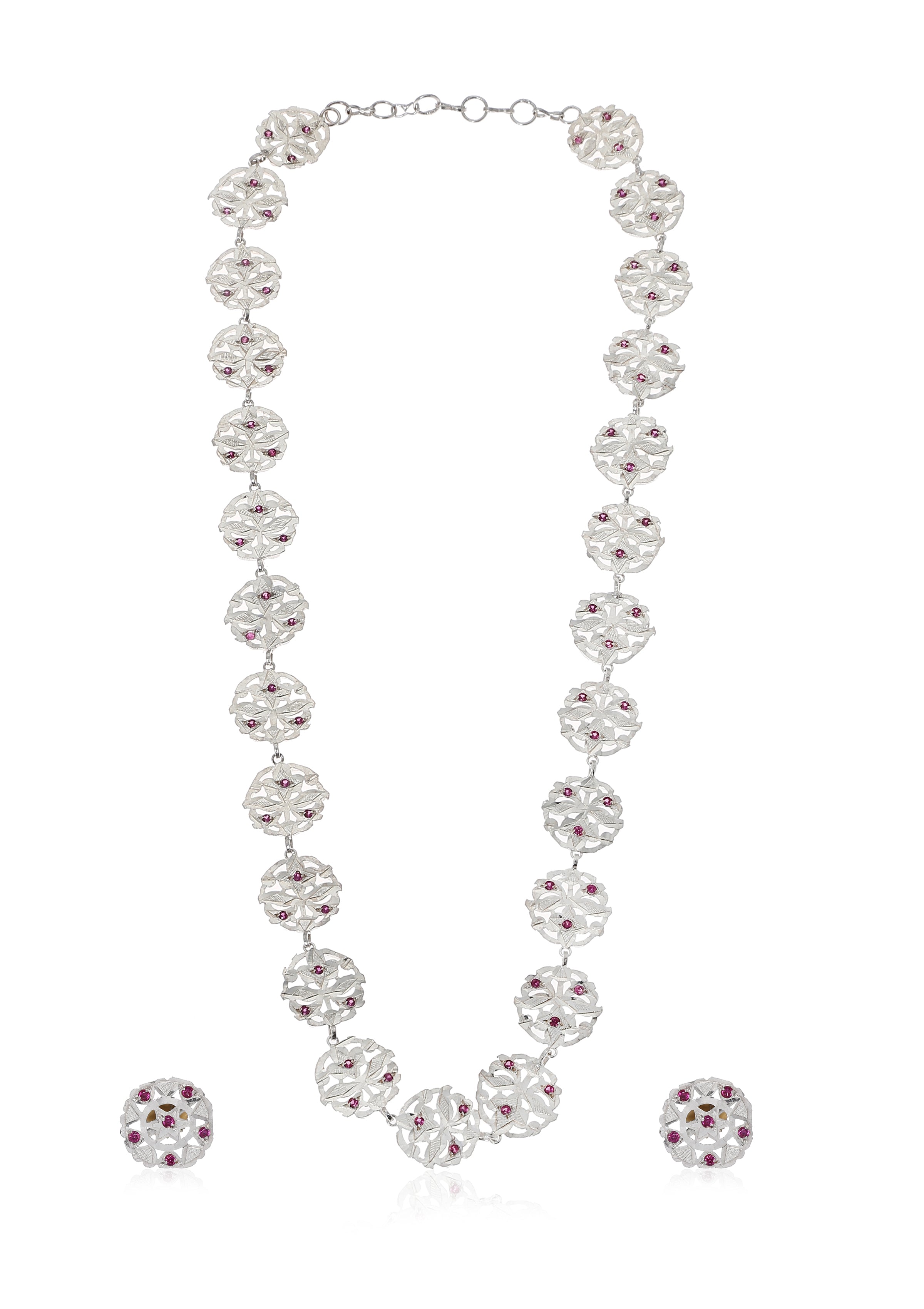 Santoshi Handmade Silver Necklace