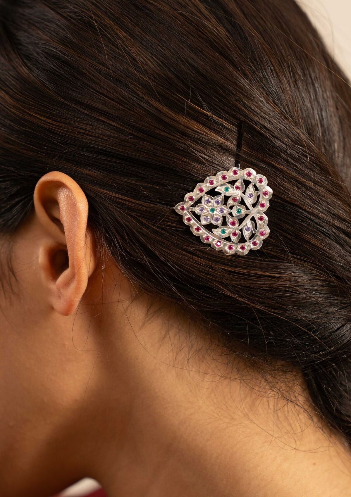 Dilsa Silver Hairpin