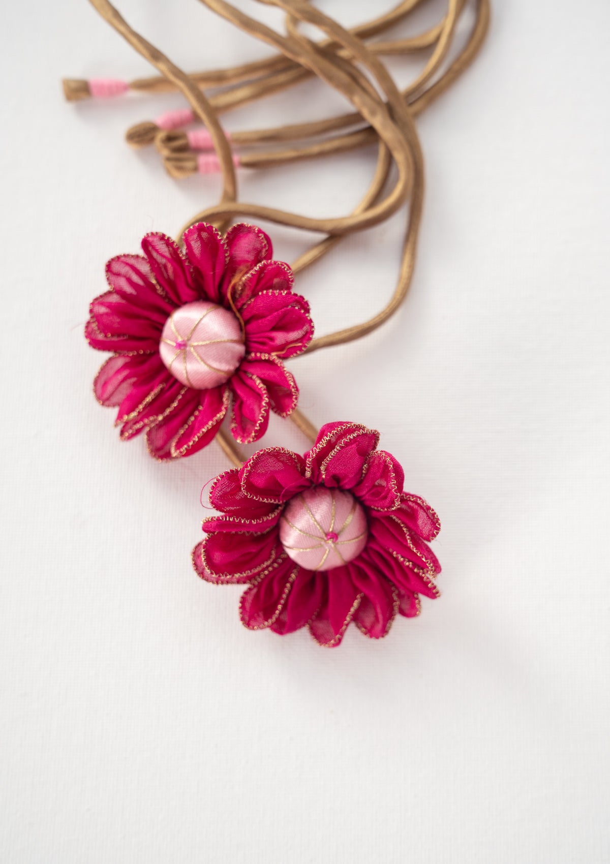 Feather Touch Floral Decor String