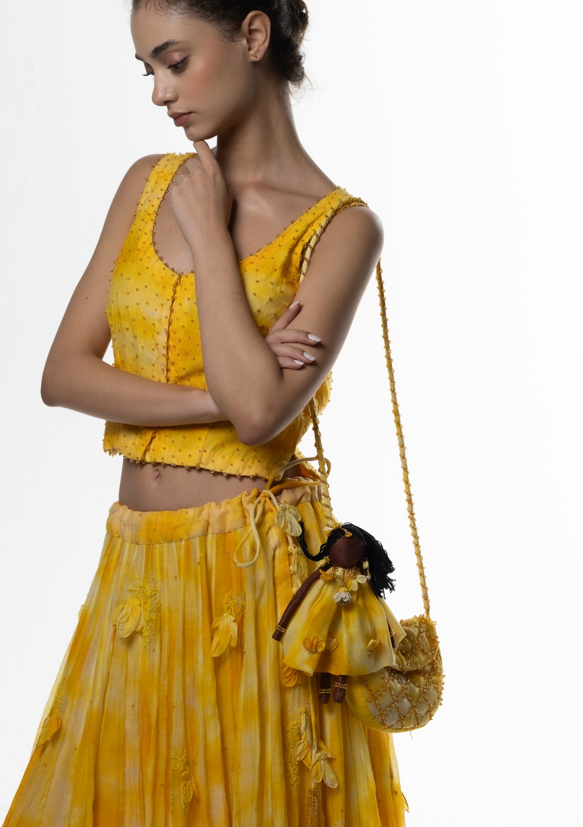 Basanti Floral Bag