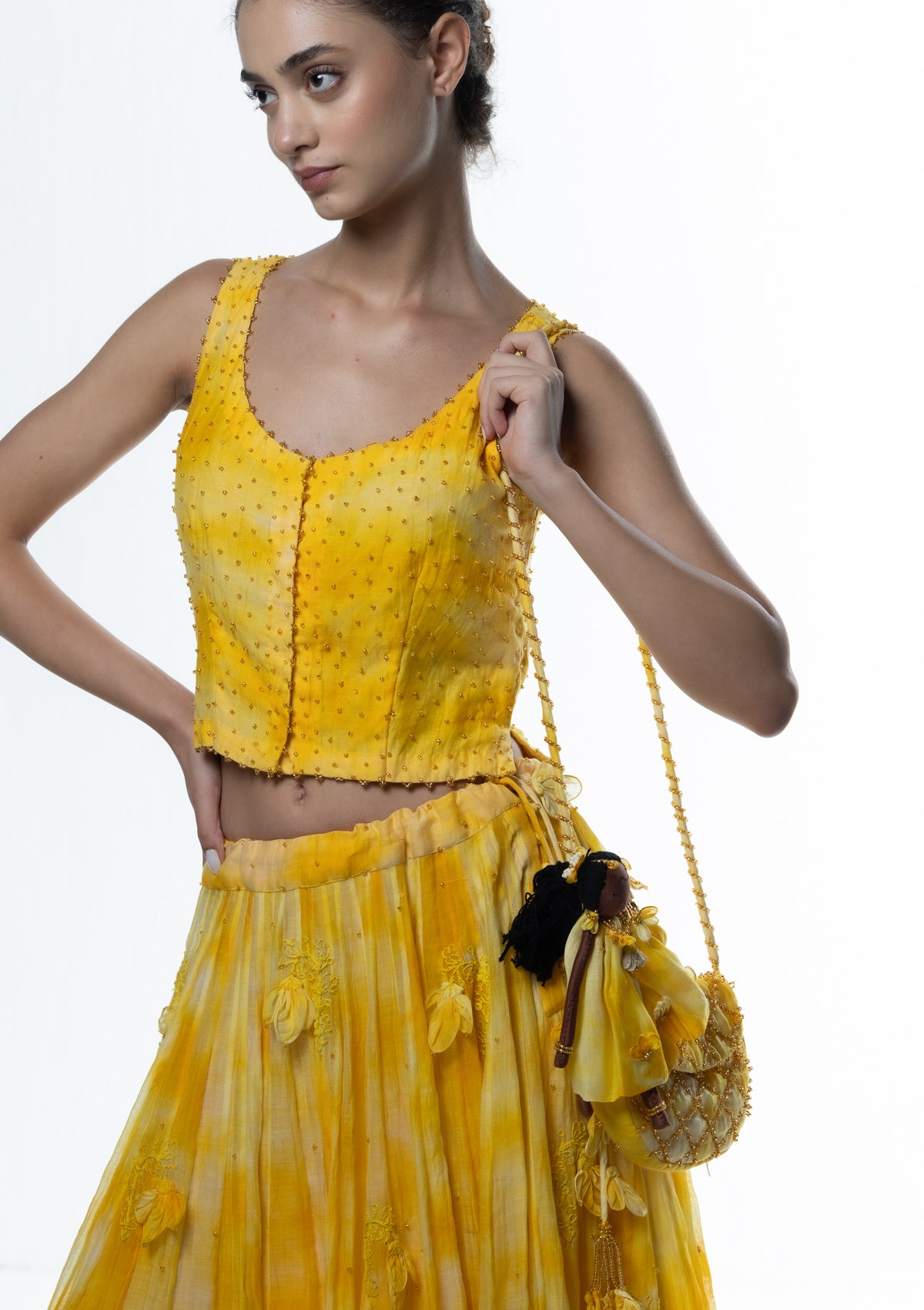 Basanti Floral Bag