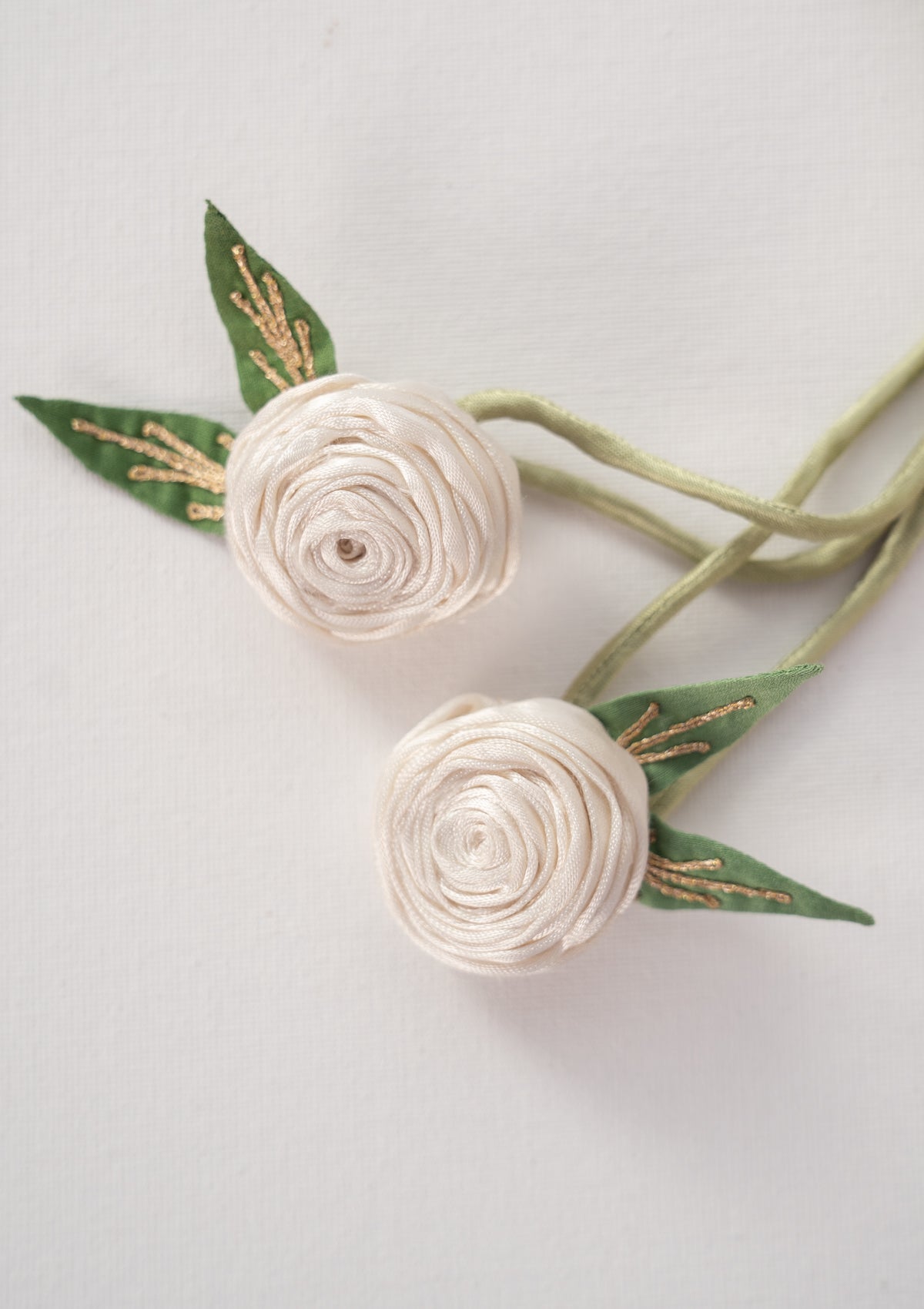 Forget Me Not Curtain Ties-Set of 2
