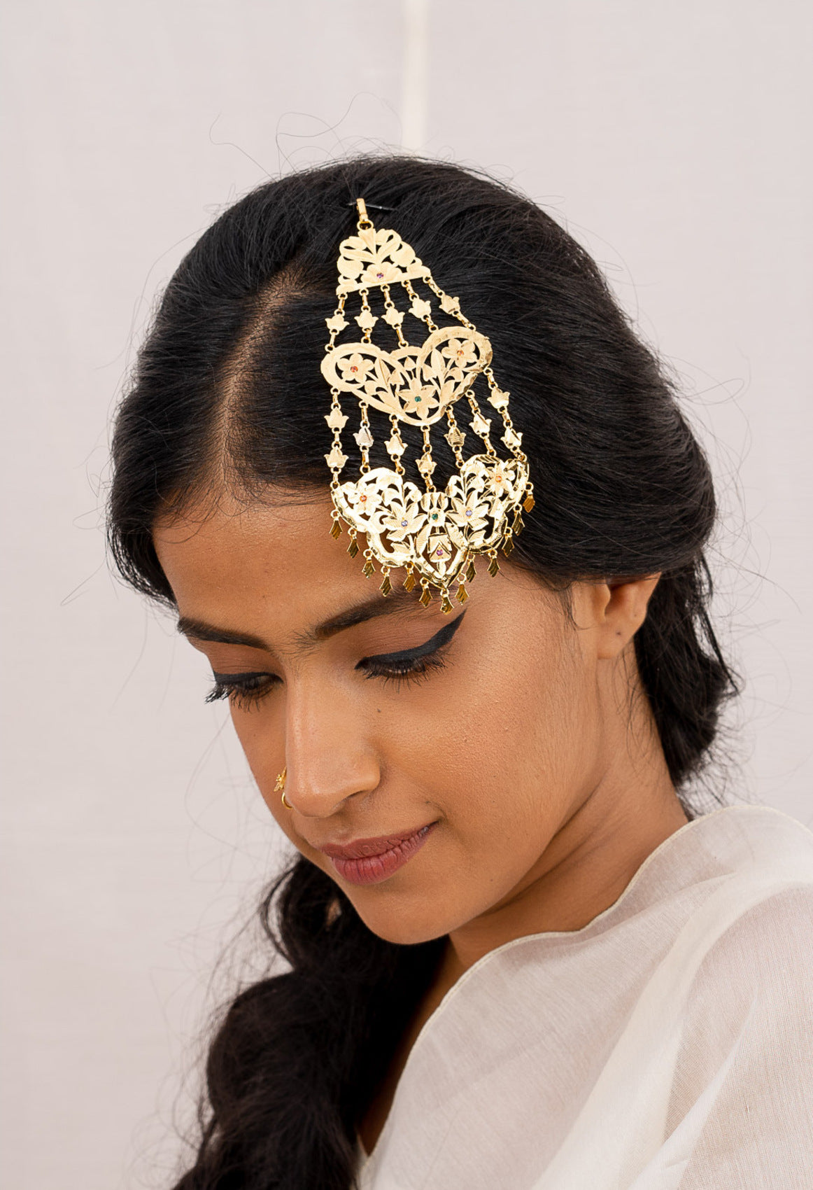 Gohar Gold Tone Silver Passa