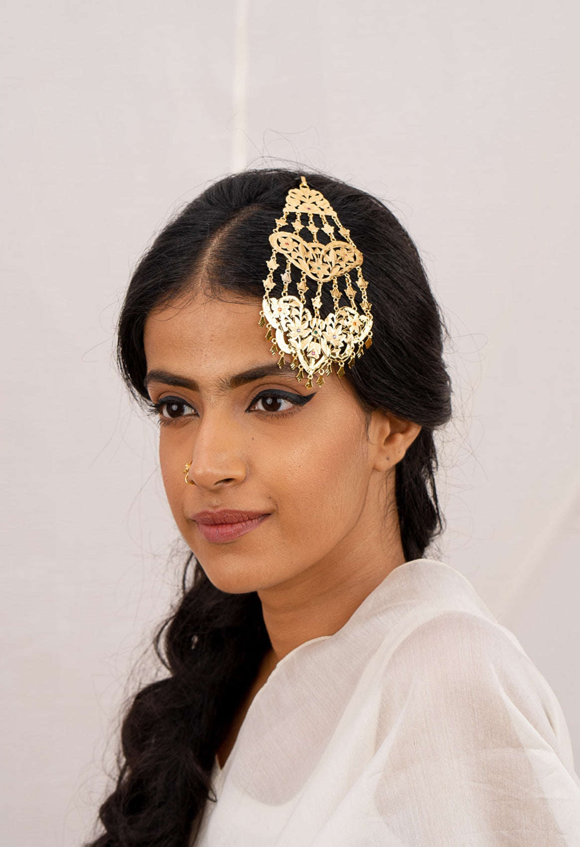 Gohar Gold Tone Silver Passa