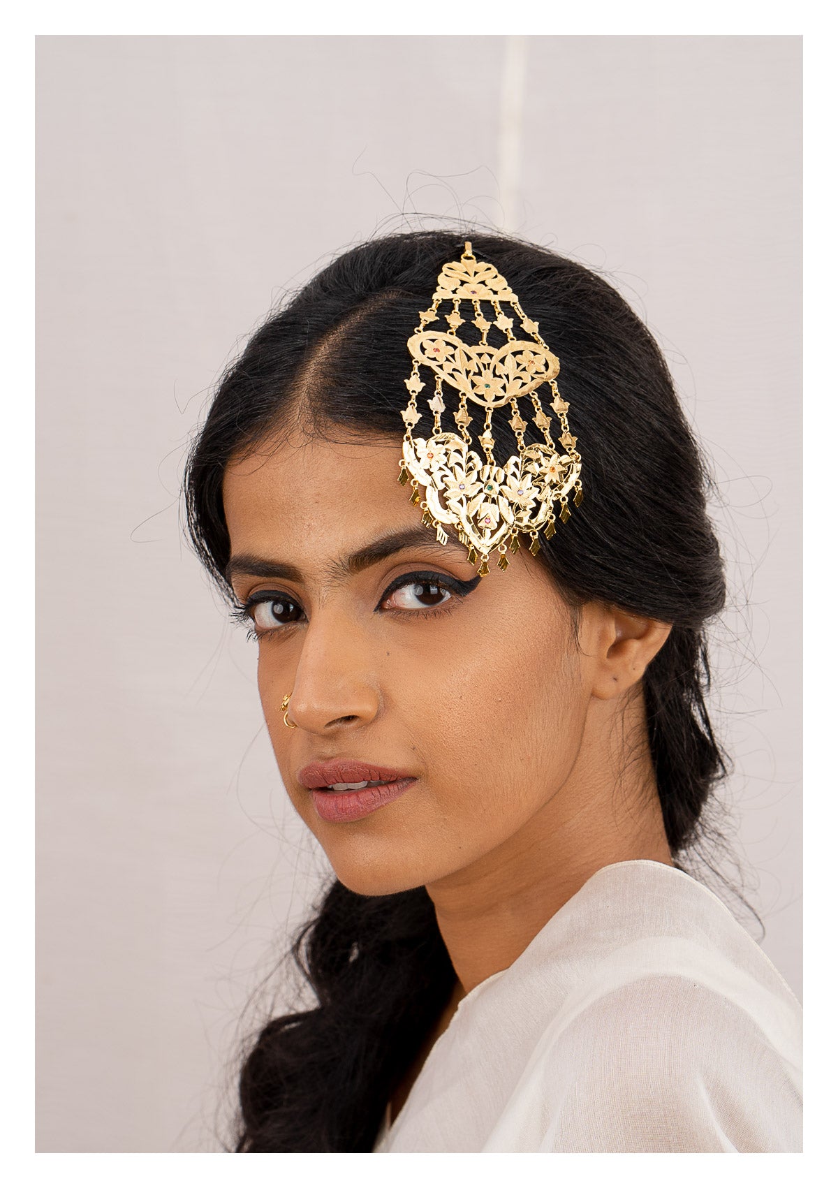 Gohar Gold Tone Silver Passa