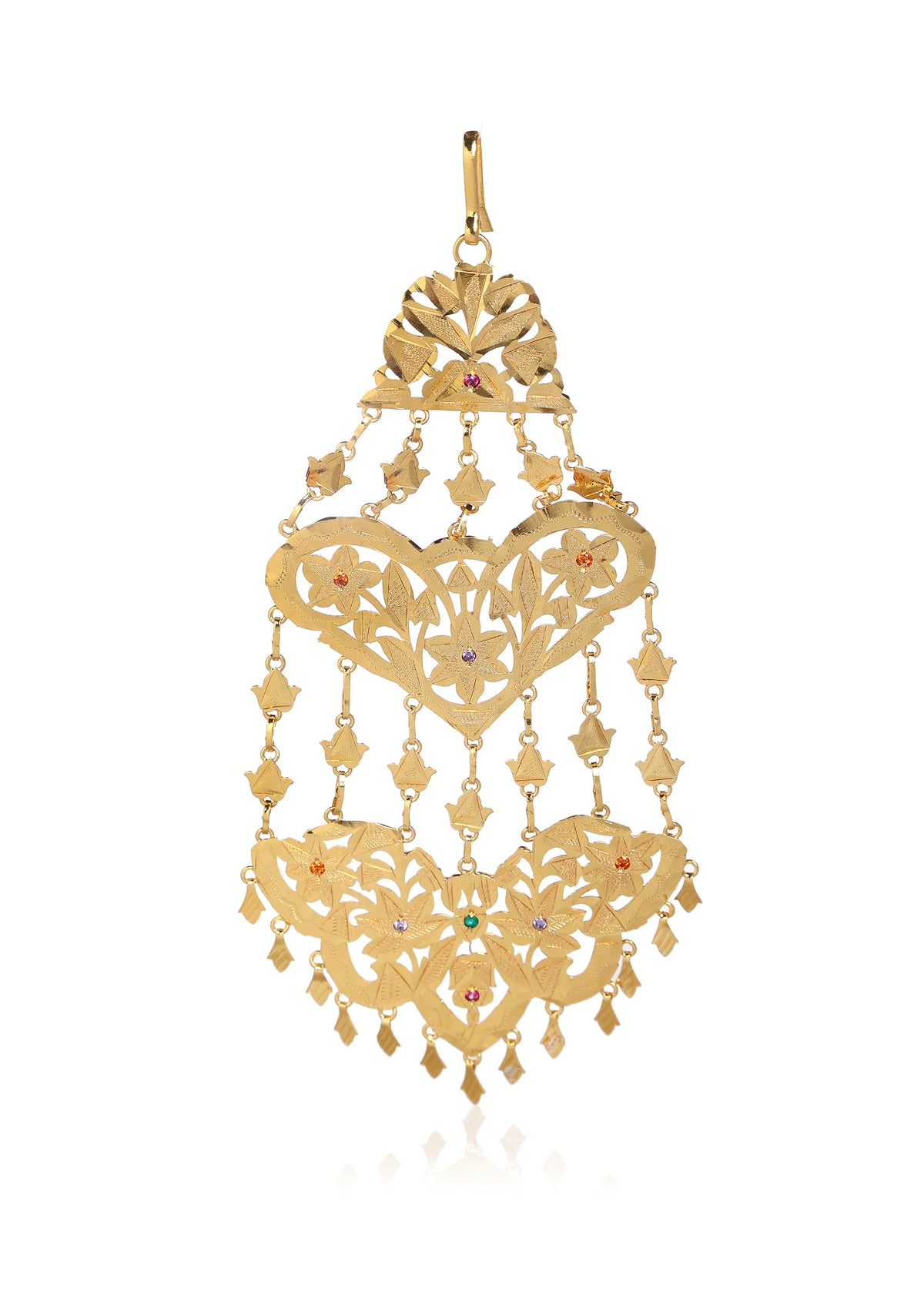 Gohar Gold Tone Silver Passa