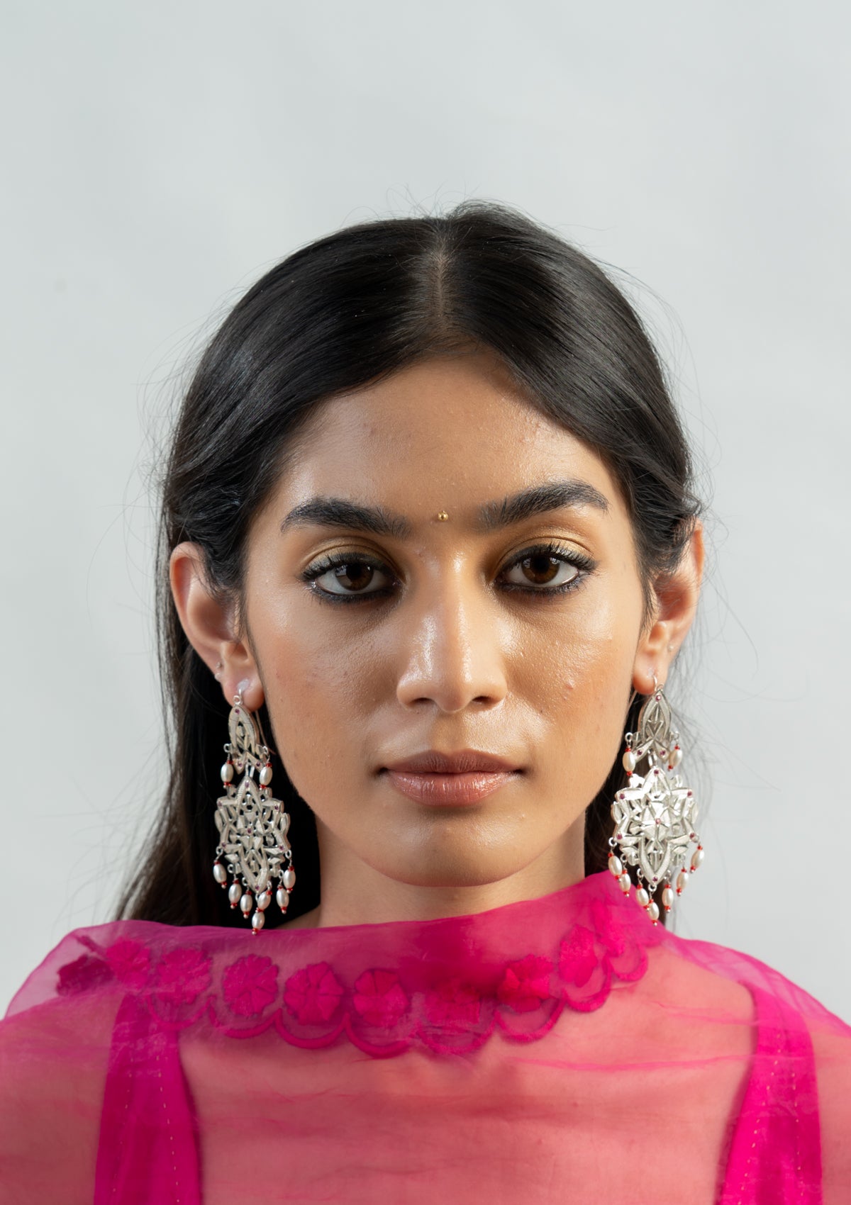 Gopi Silver Earrings