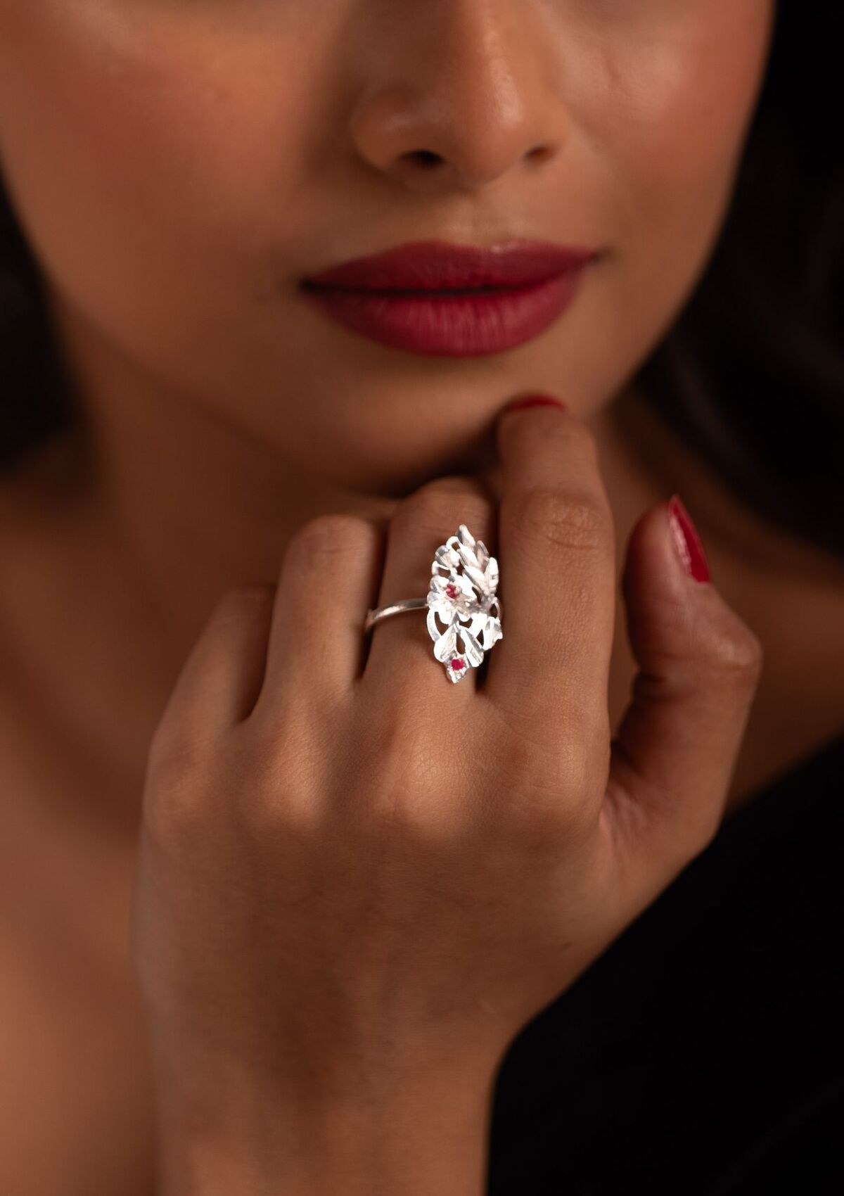 Gowri Silver Ring