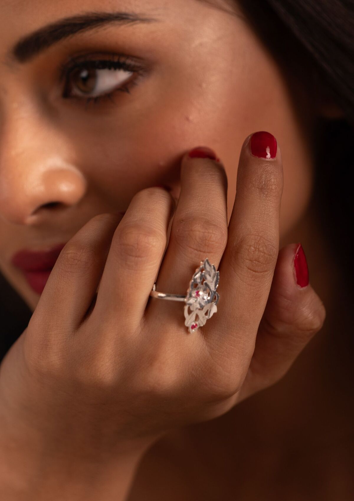 Gowri Silver Ring