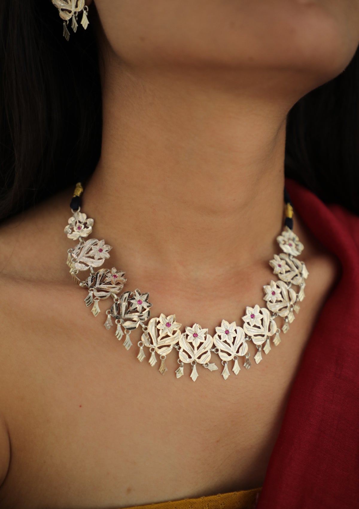 Gulband Handmade Silver Necklace
