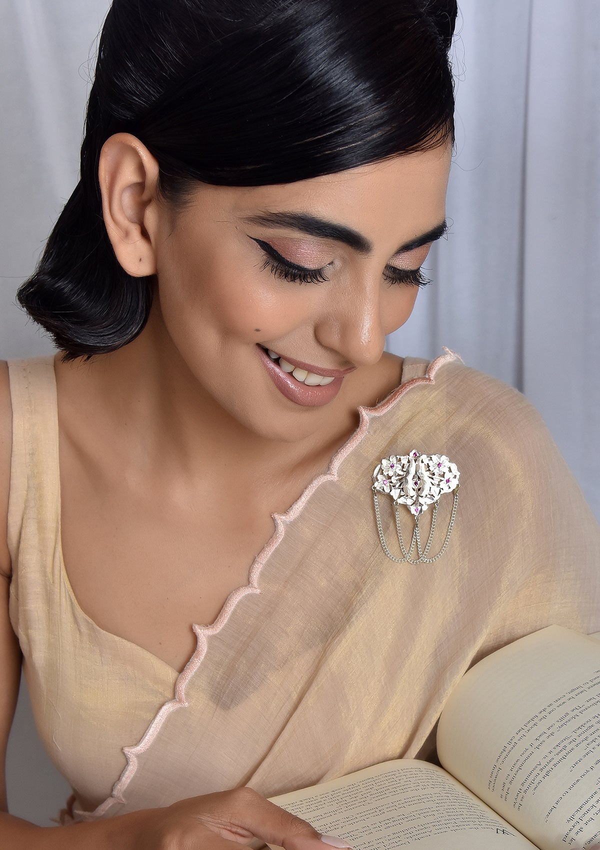 Guljan Handmade Silver Brooch