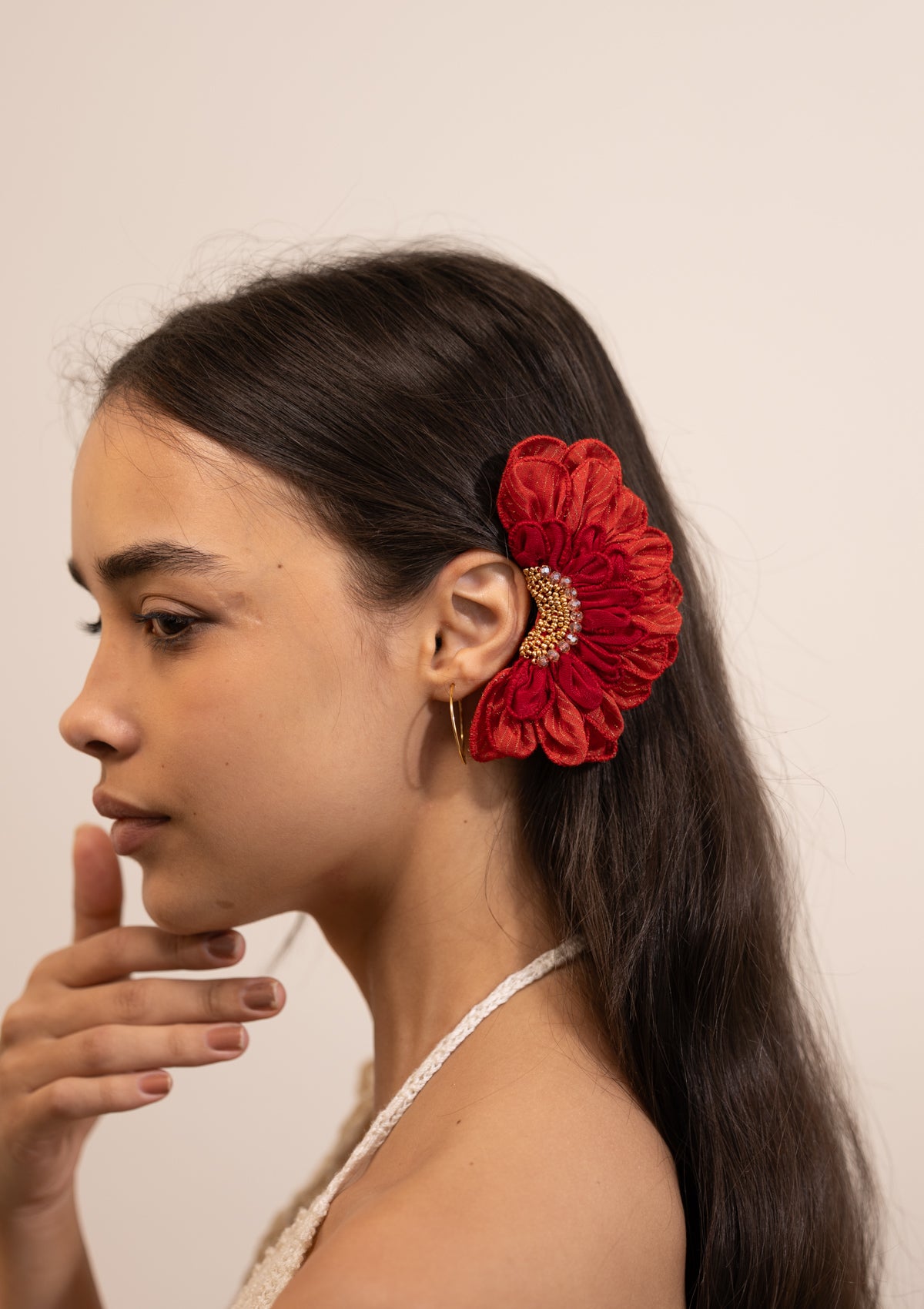 Chandra Floral Claw Clip