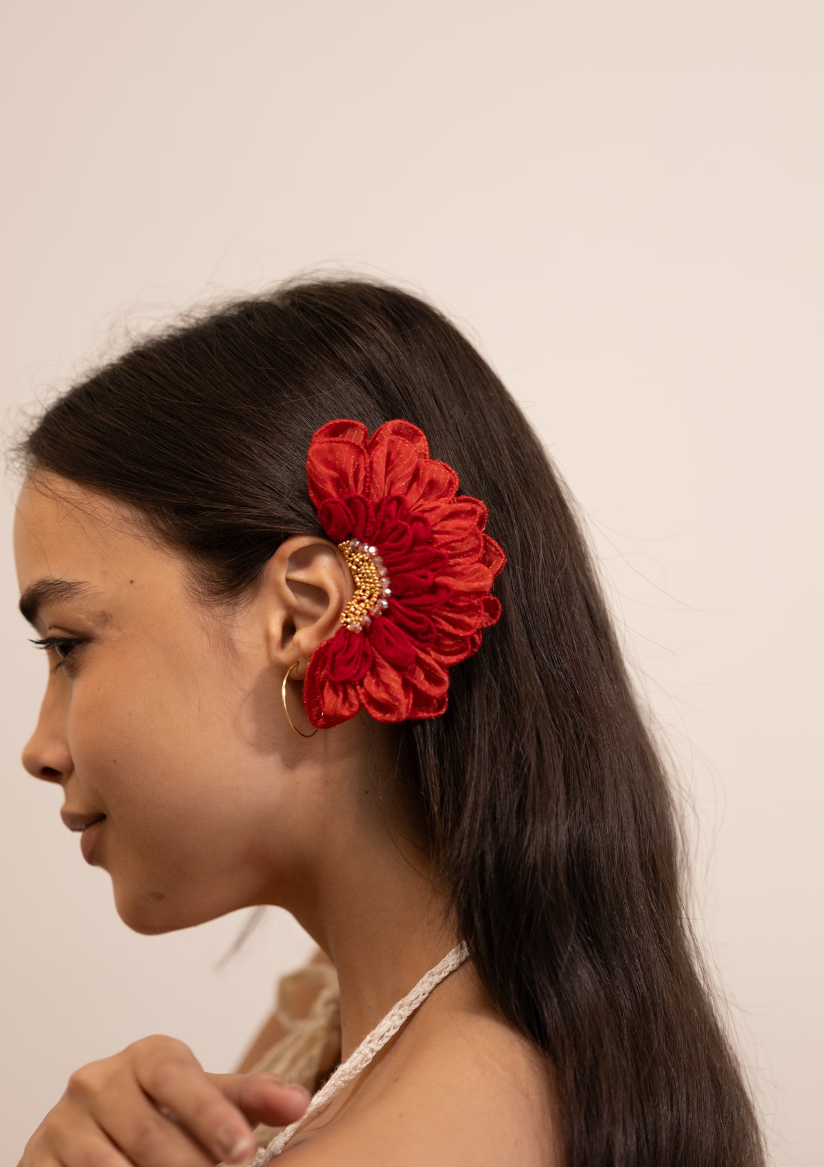 Chandra Floral Claw Clip