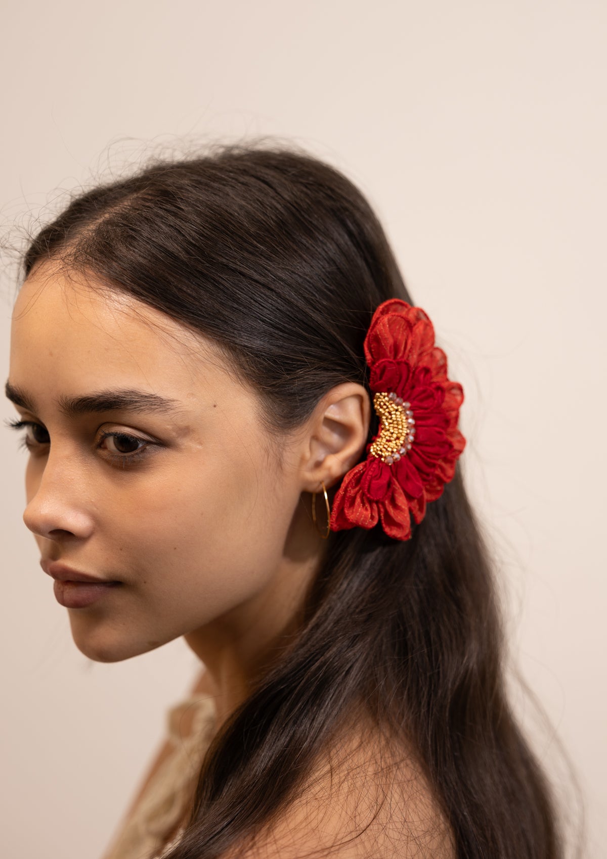 Chandra Floral Claw Clip