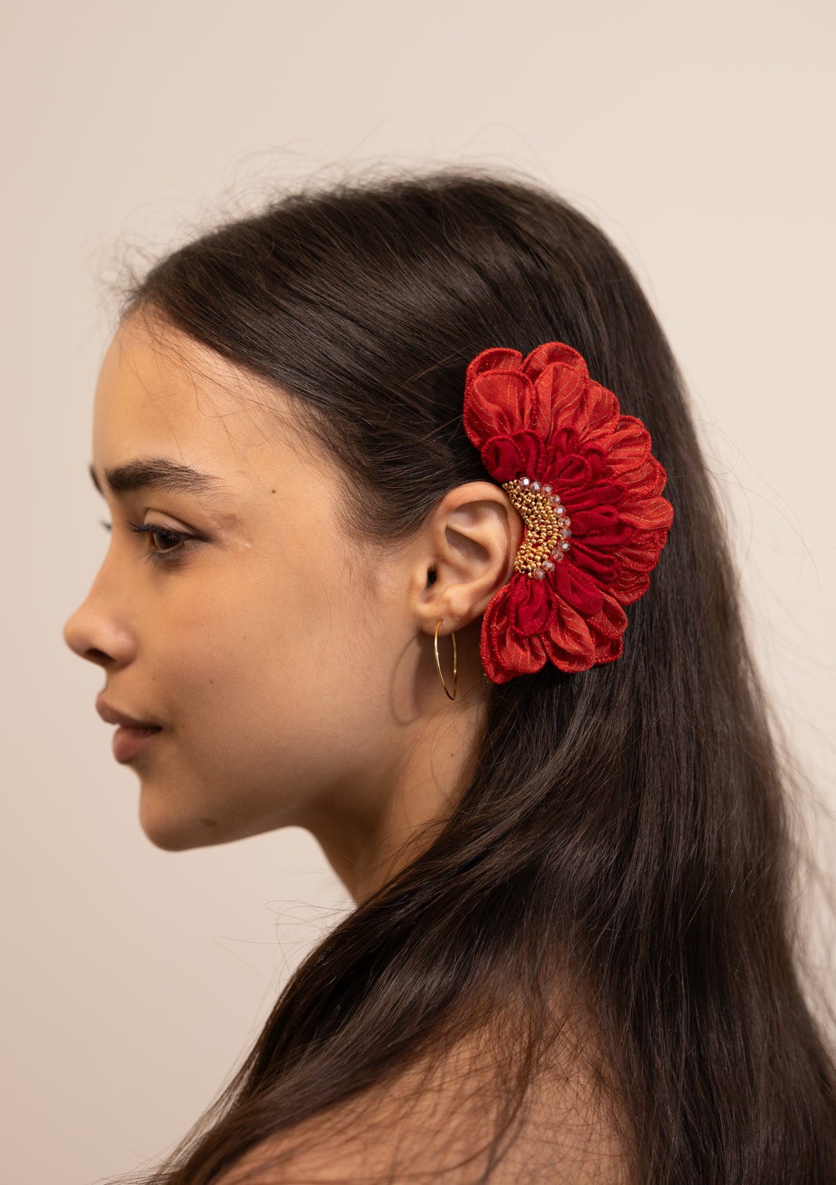 Chandra Floral Claw Clip
