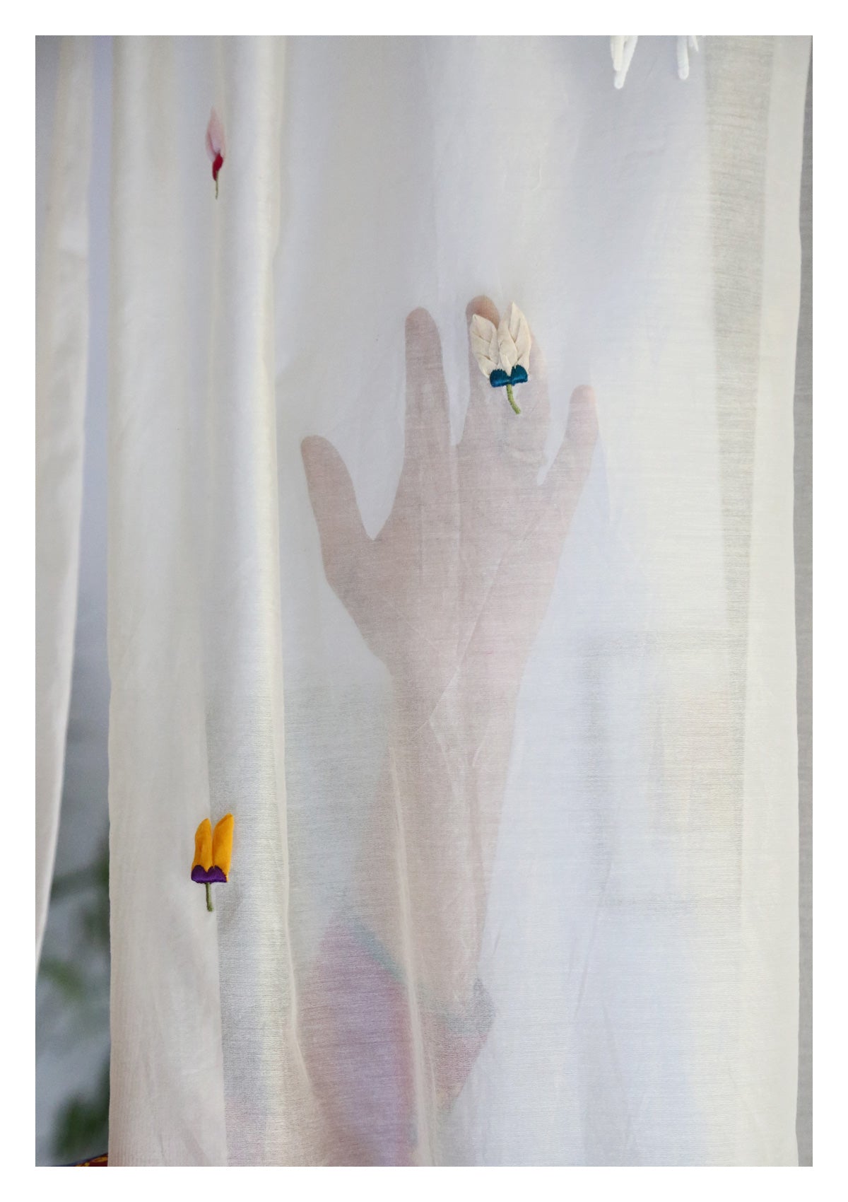 Hasta Off-White Sheer Curtain