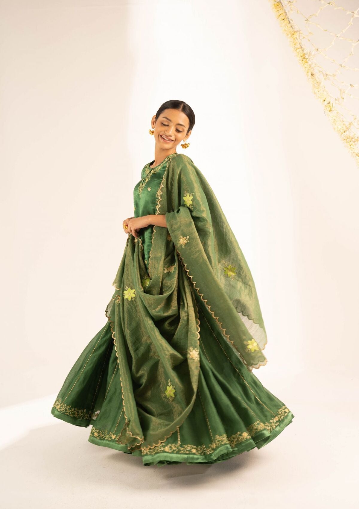 Heena Green Dupatta