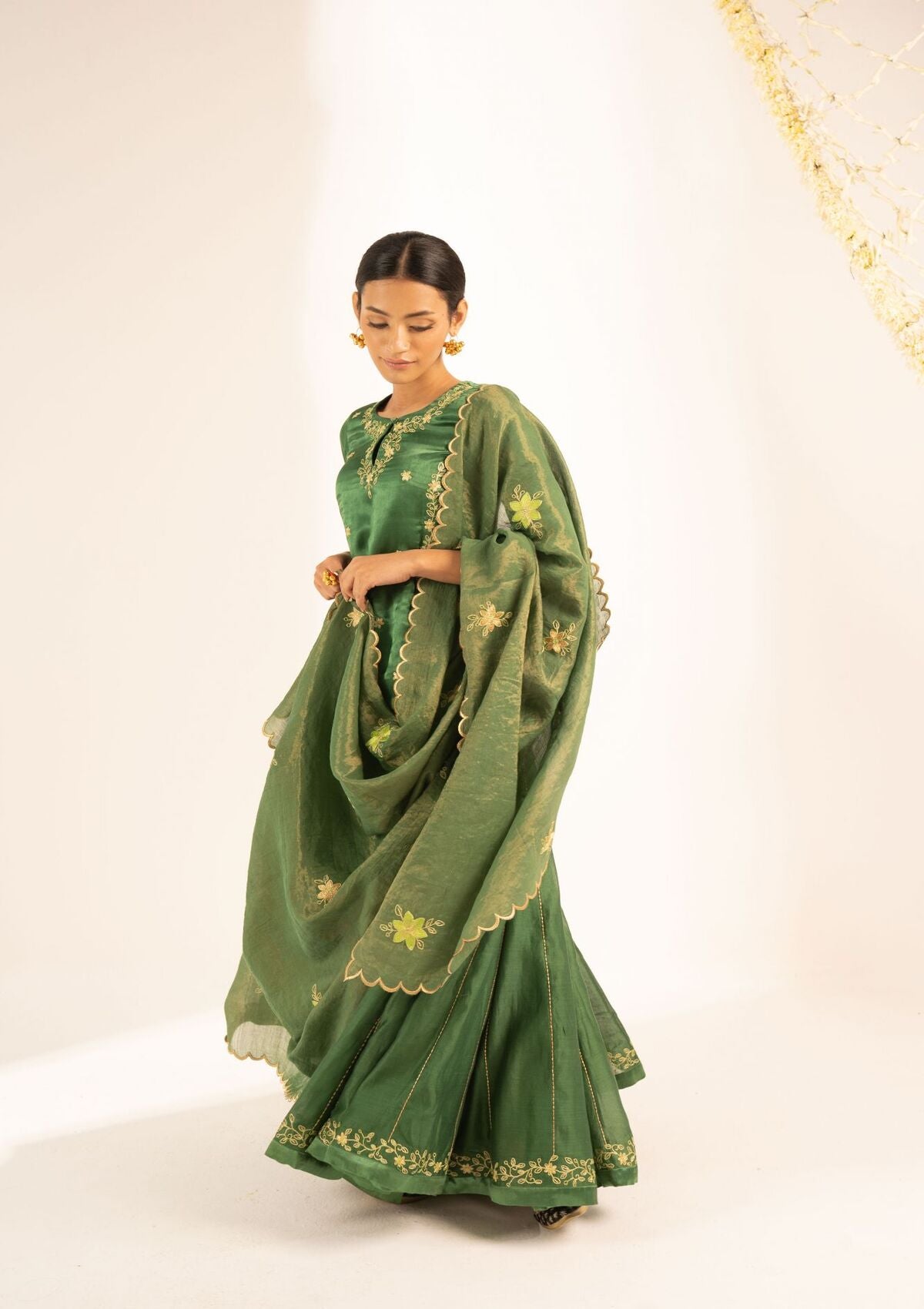 Heena Green Dupatta